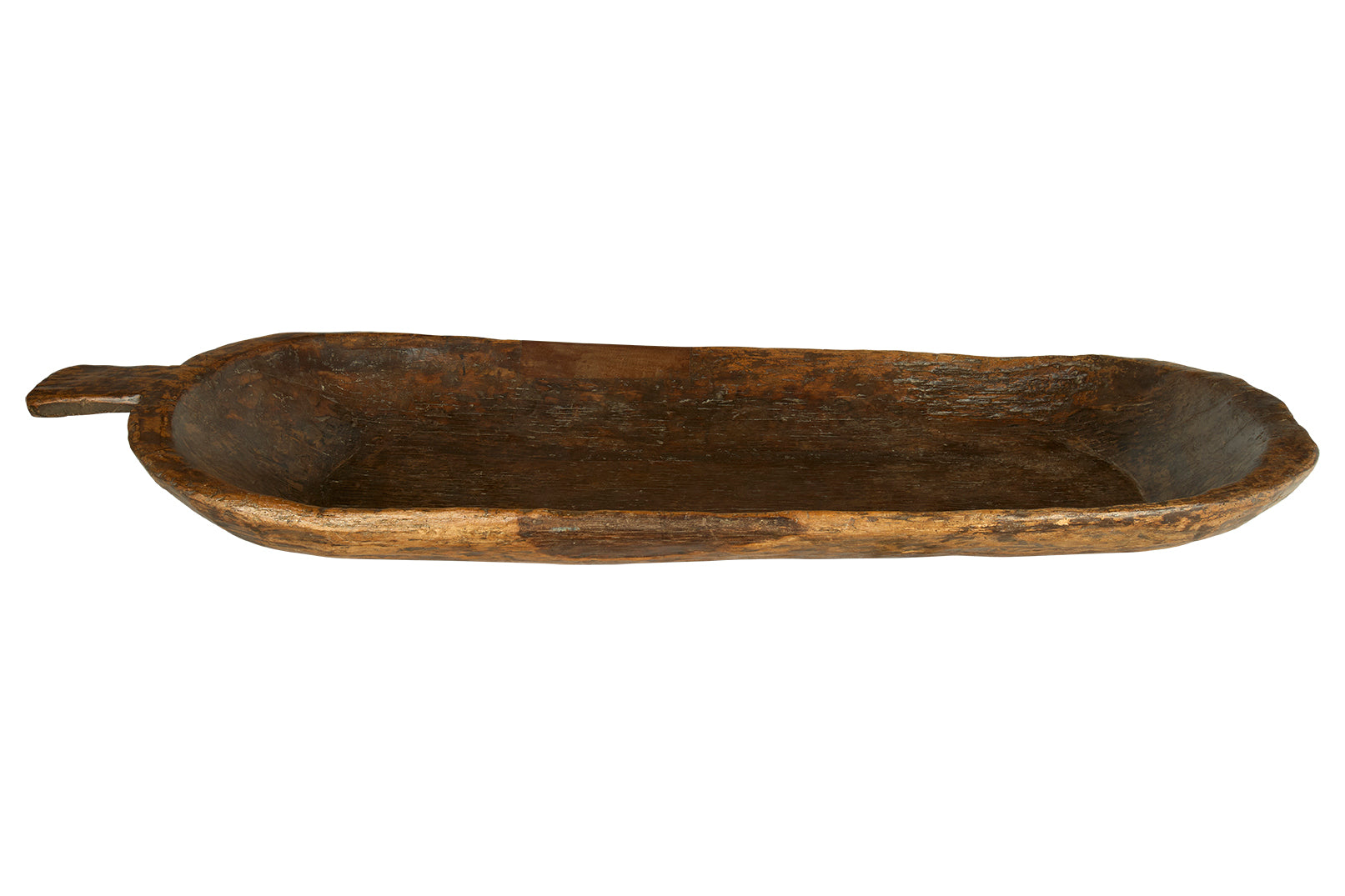 Wood Hand Hewn Trough