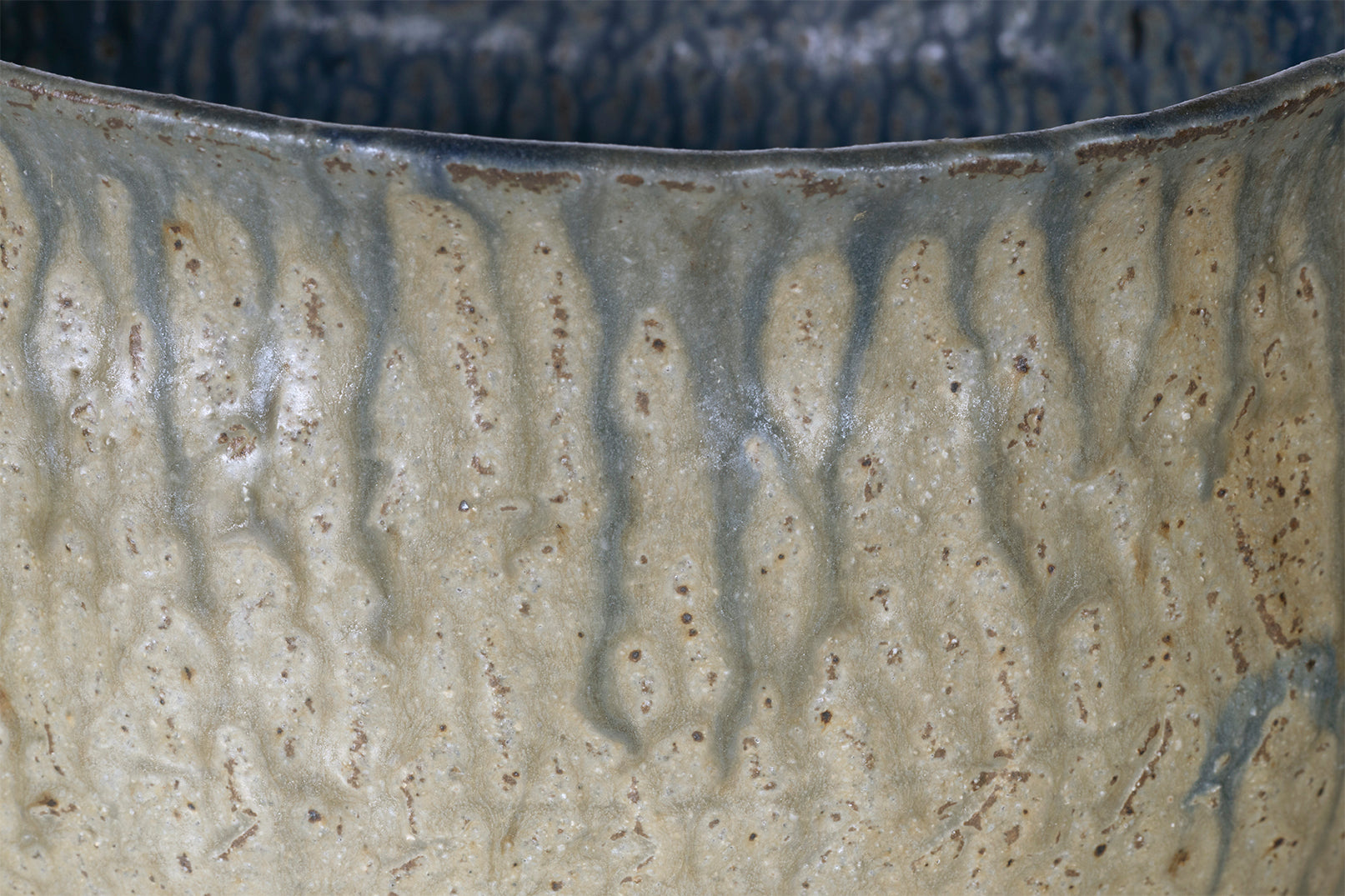 Studio Pottery Bowl with Pierced Handles