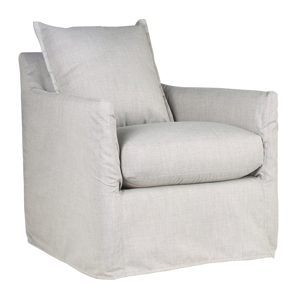 Outdoor Slipcovered Chair