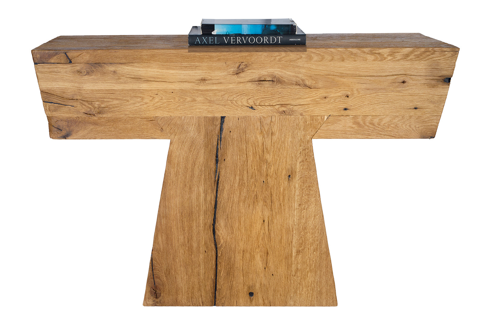 Modernist Wood Console Table