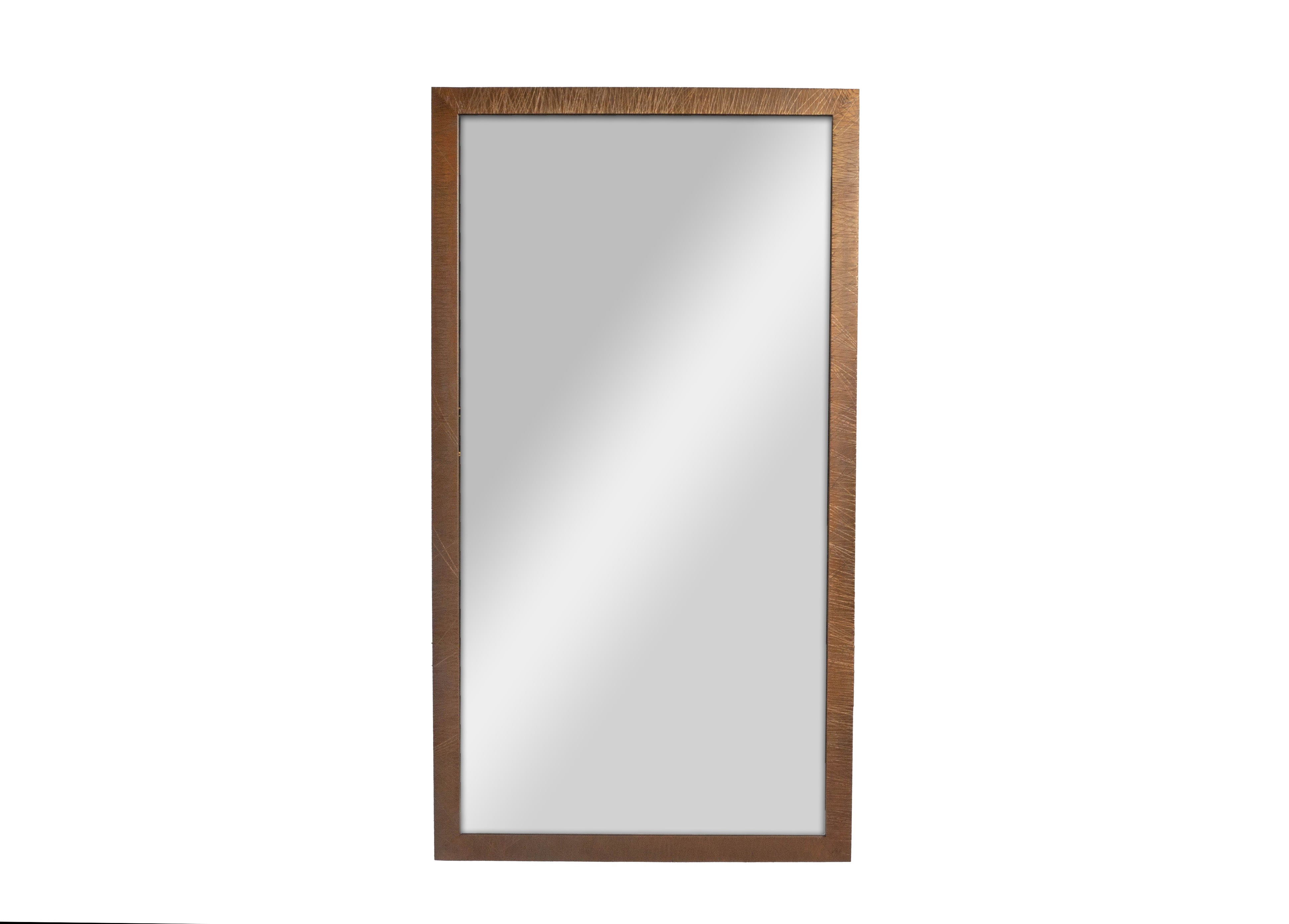 Modern Metal Framed Mirror