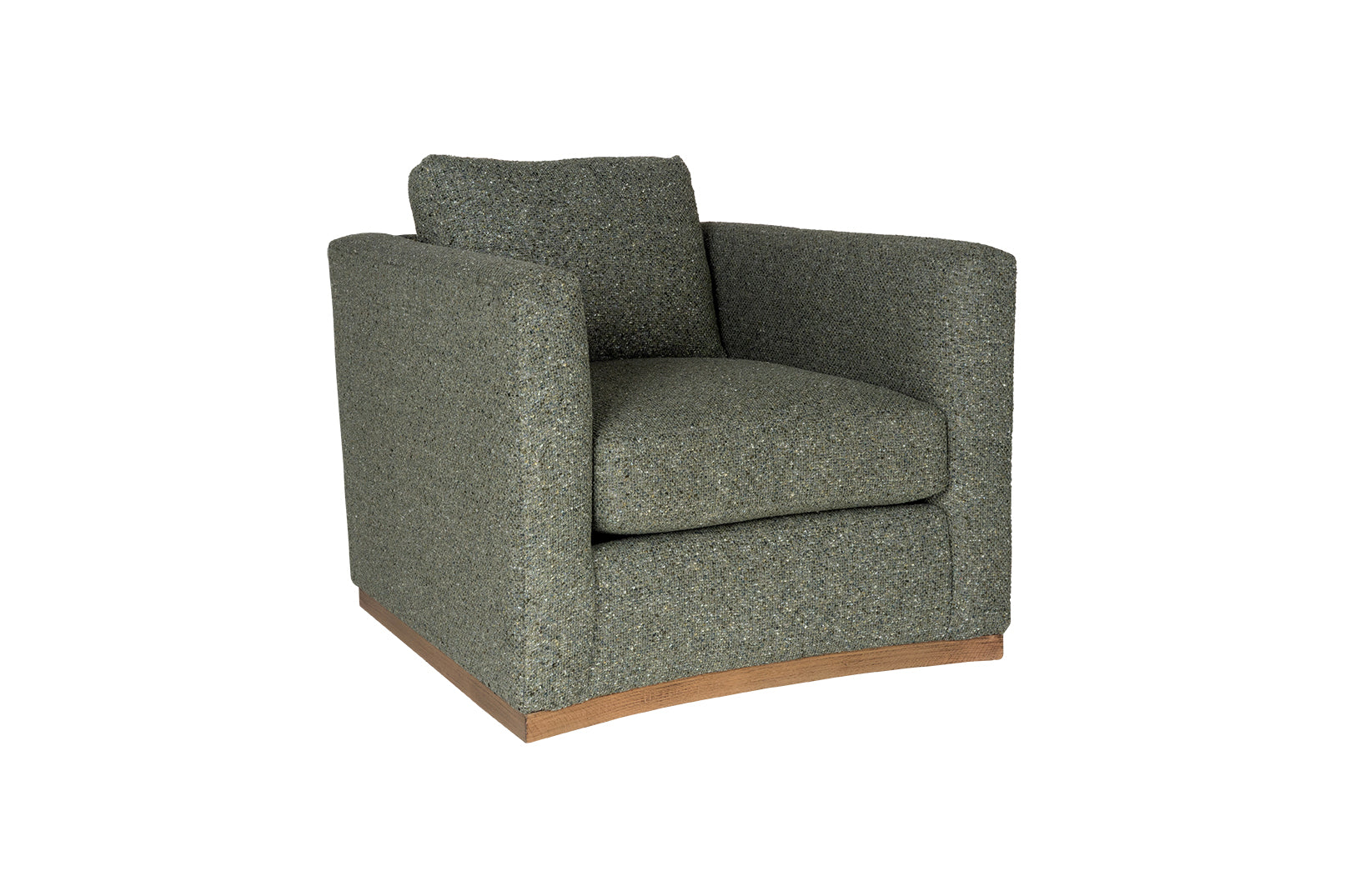 Plinth Base Swivel Chair