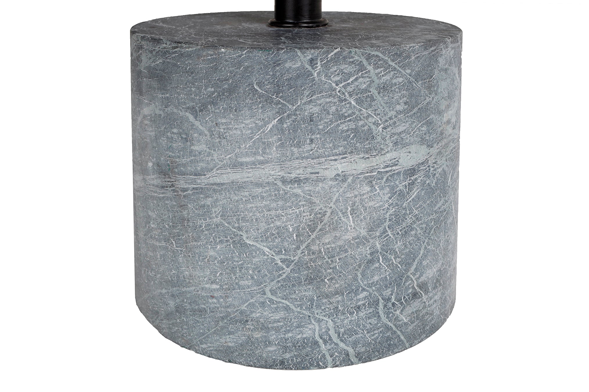 Modern Stone and Metal Drinks Table