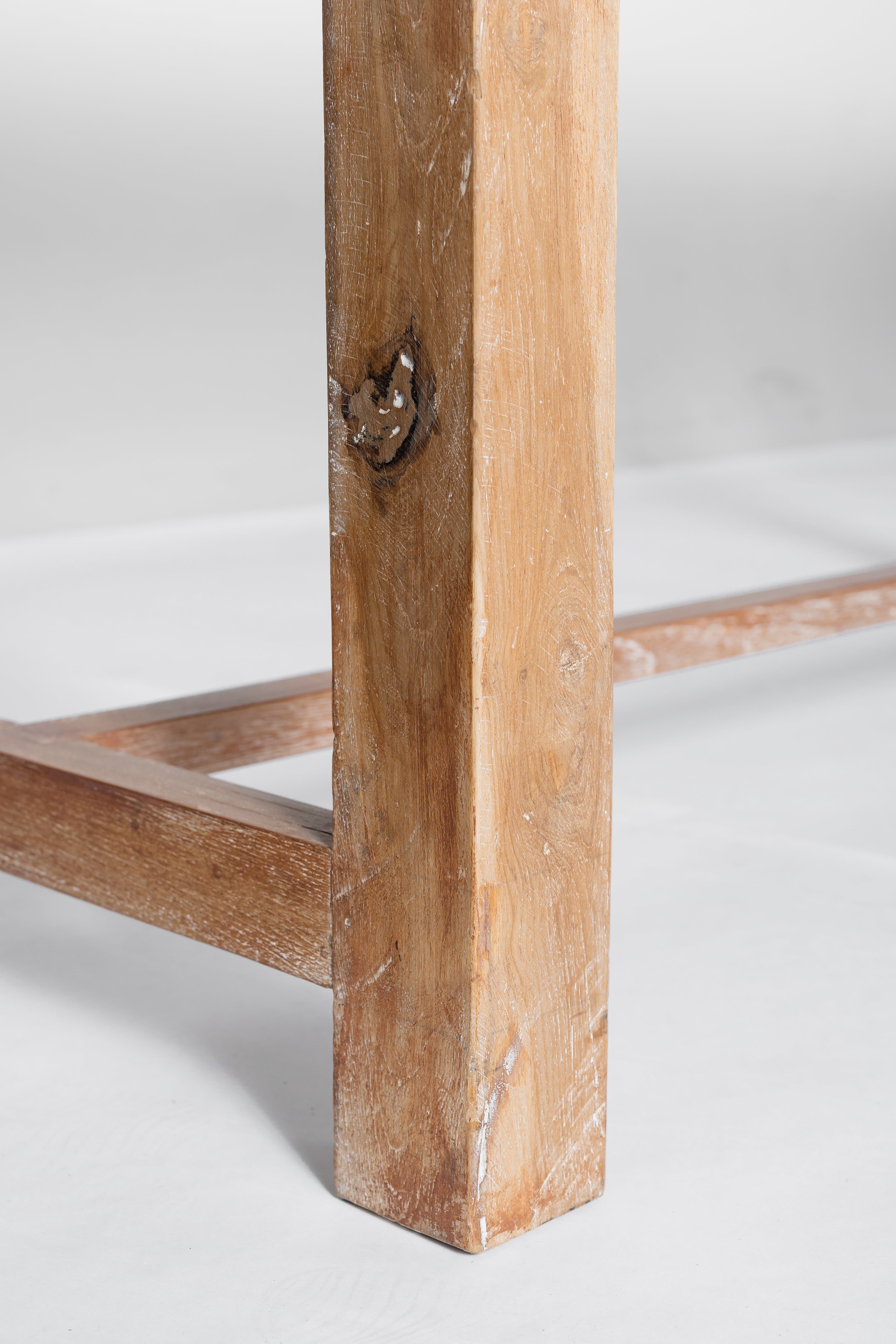 British Colonial Bleached Server with Limestone Top