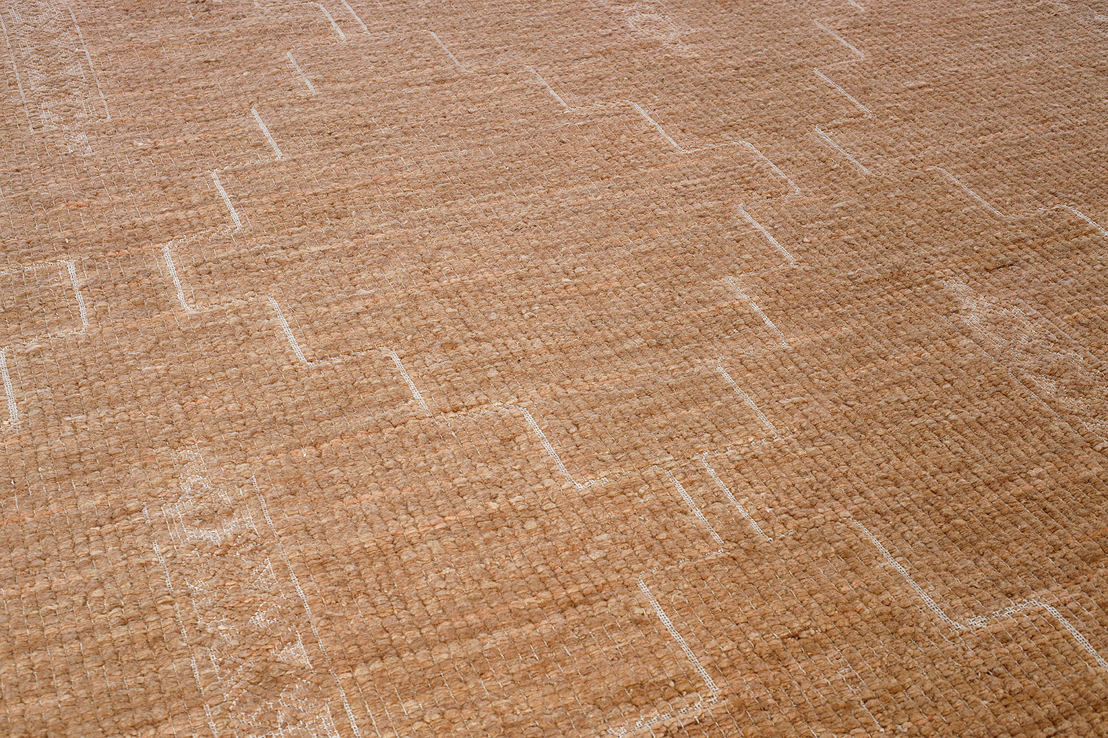 Nuetral Geometric Moroccan Flat Weave Area Rug