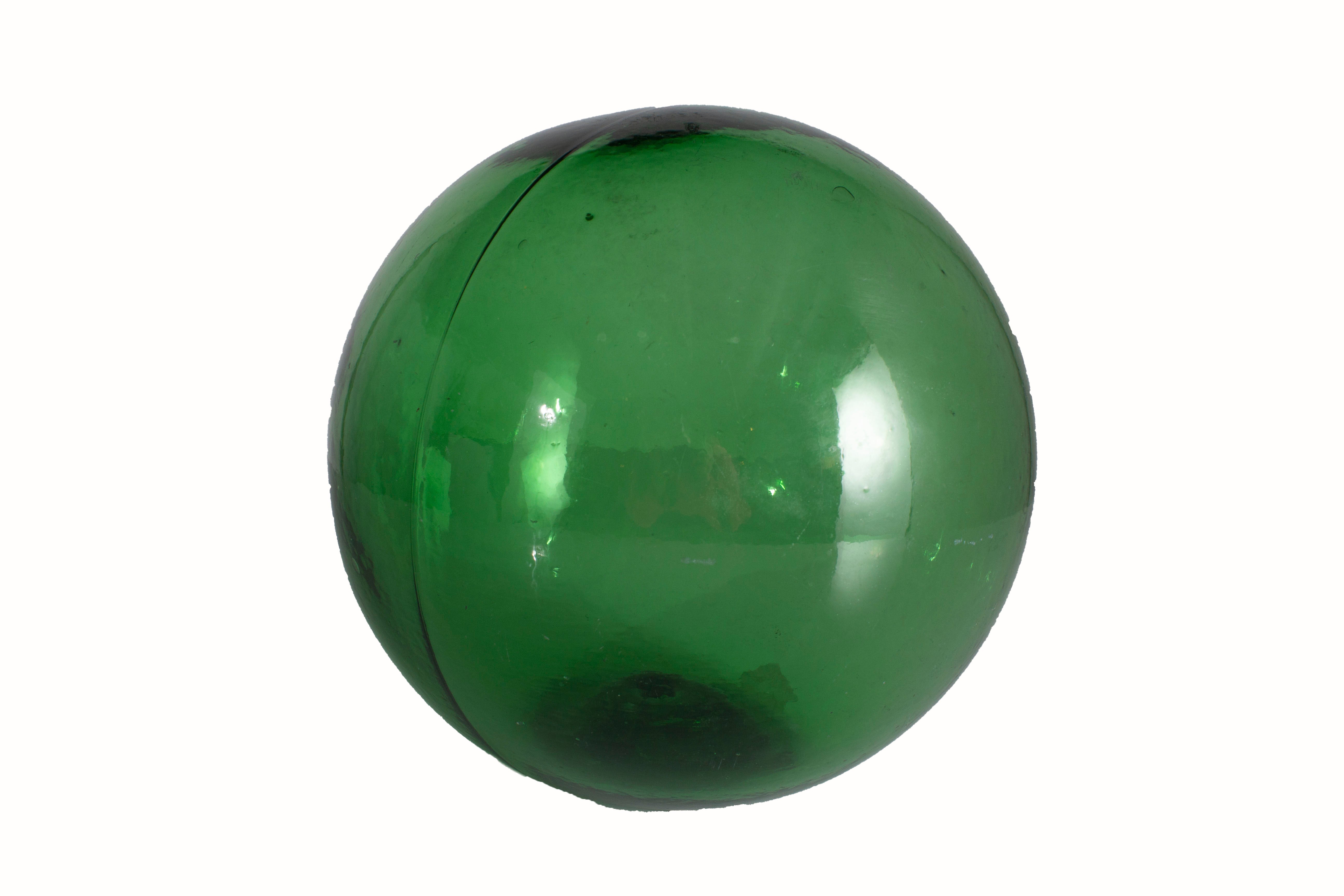 Green Glass Orb