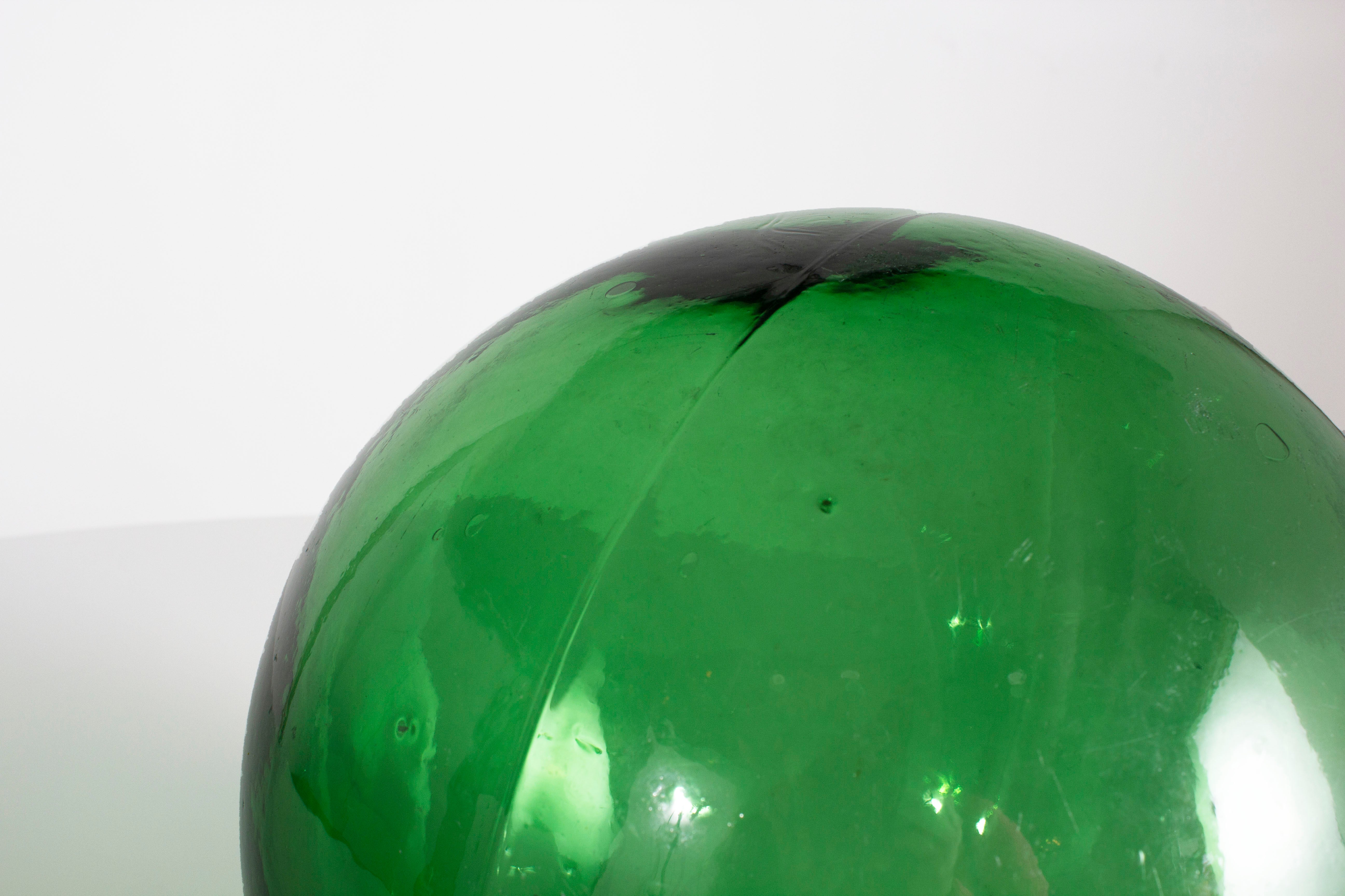 Green Glass Orb