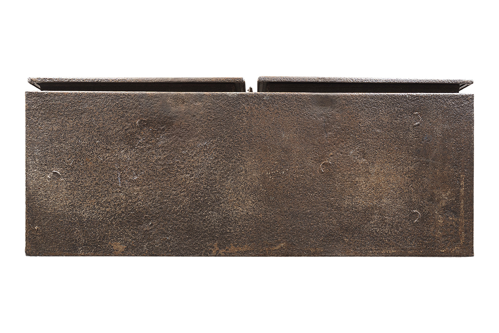 Vintage British Colonial Metal Document Cabinet