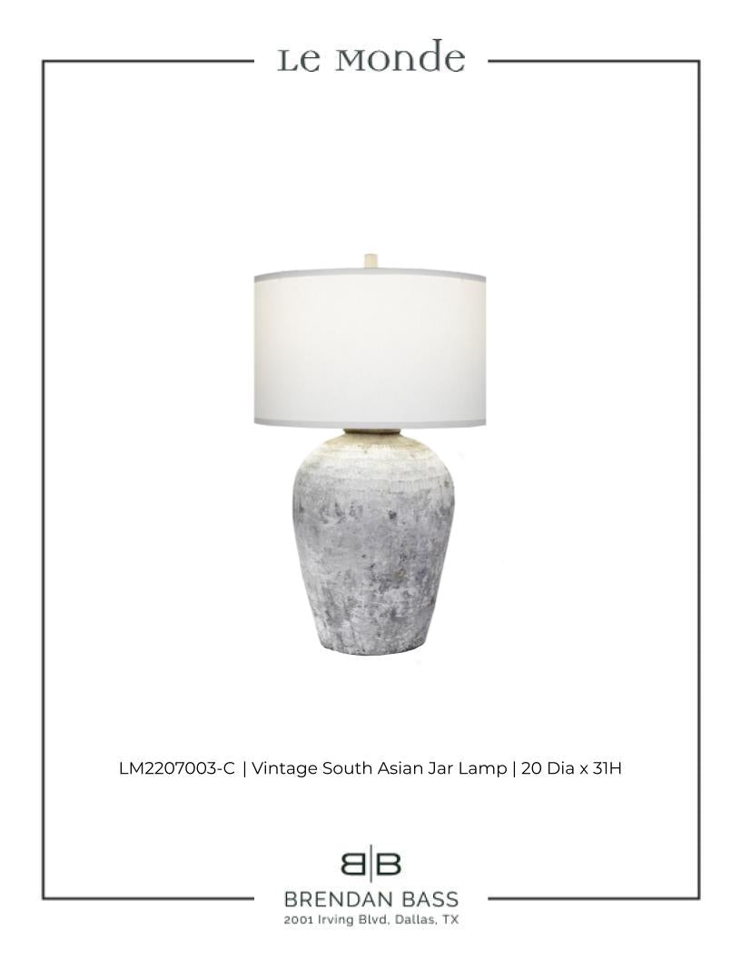 Vintage south Asian Jar Lamp