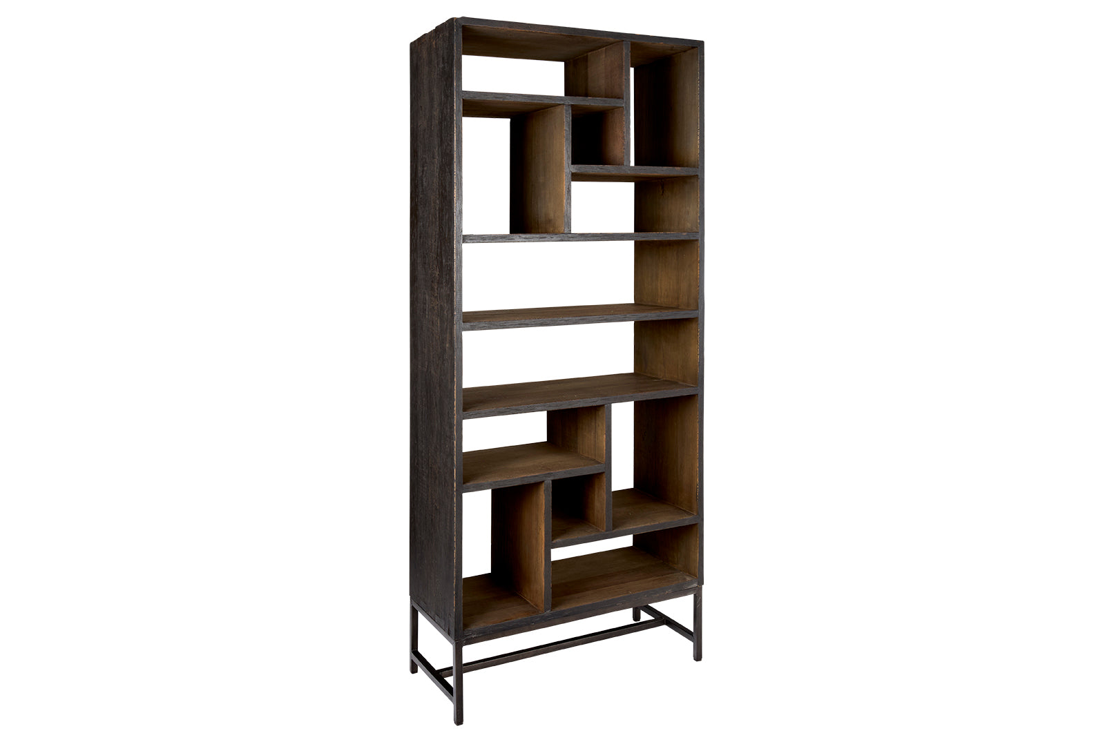 Modern Bookcase in Reclaimed Elm