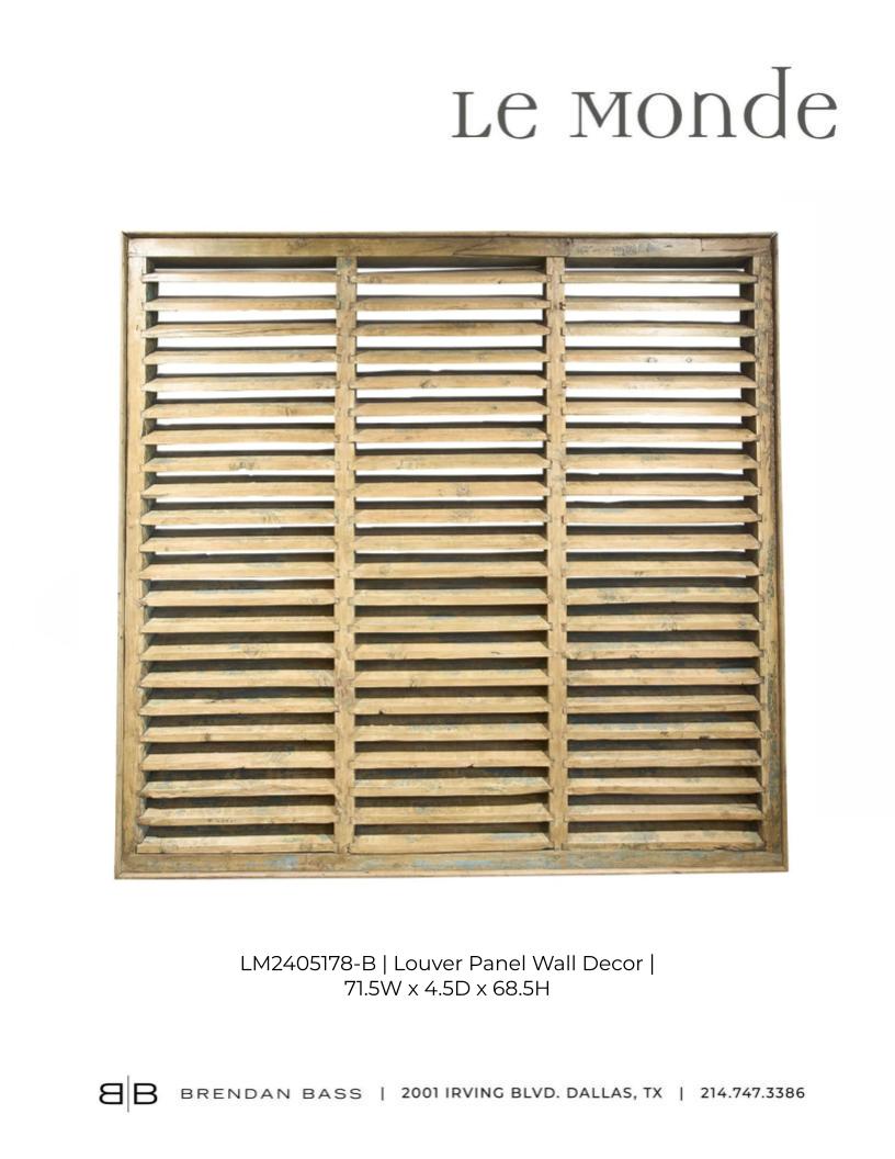 Louver Panel Window Shutter