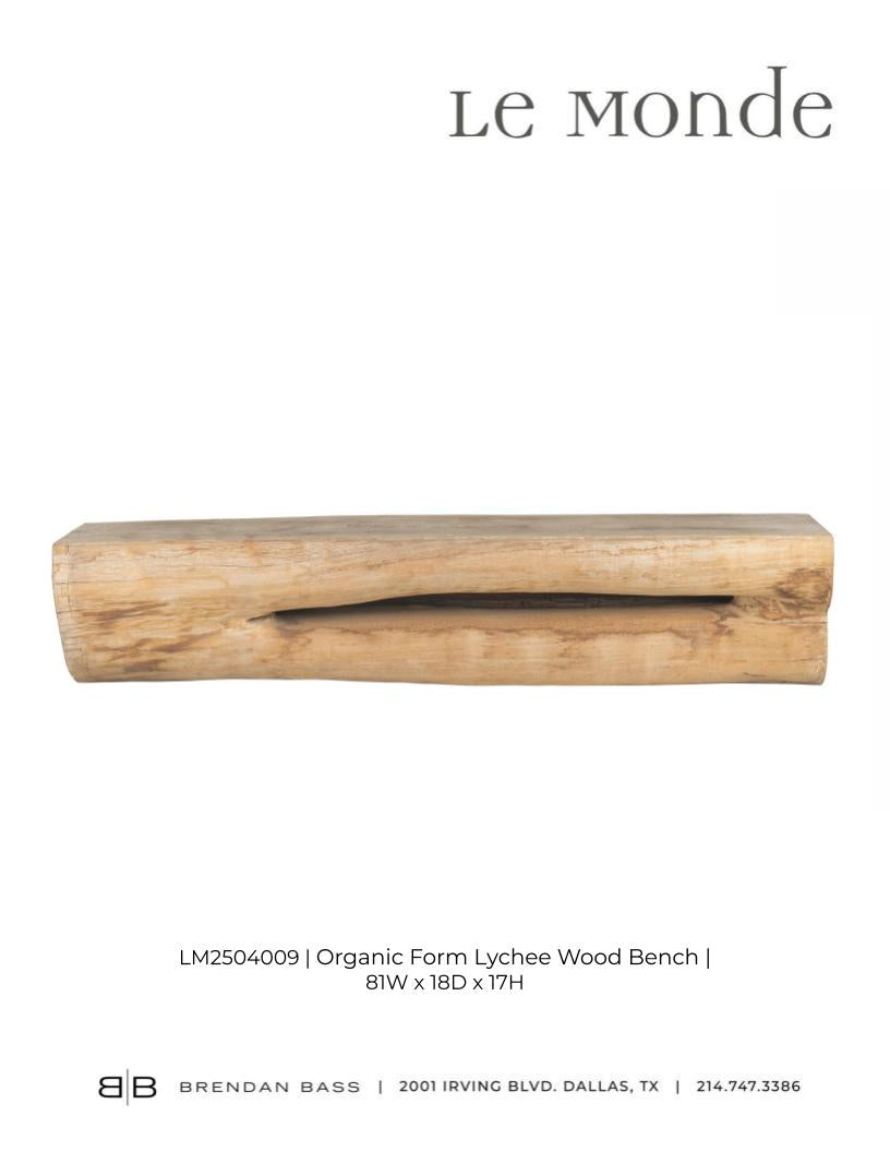 Organic Form Lychee Wood Coffee Table