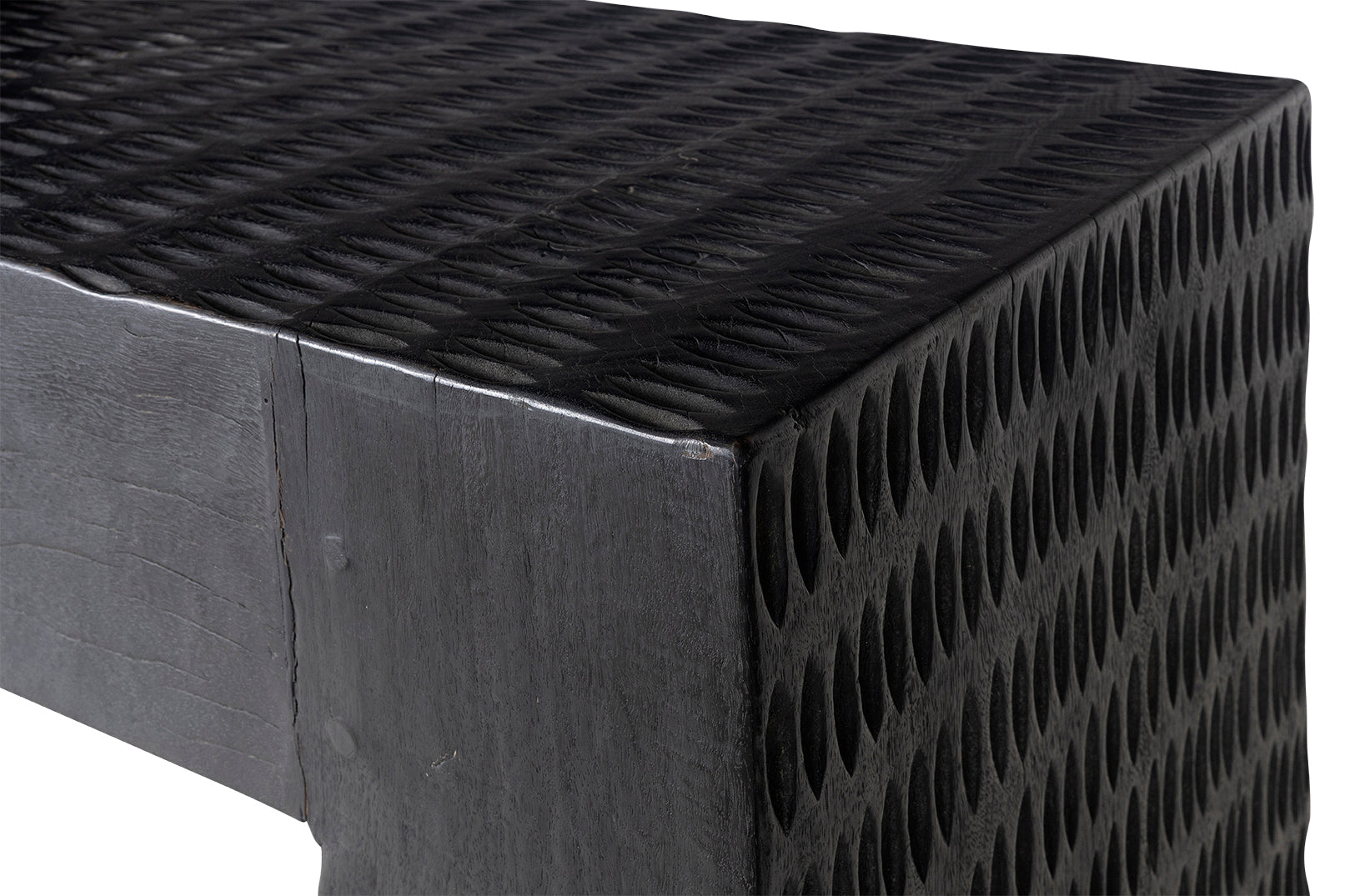 Carved Wood Console Table