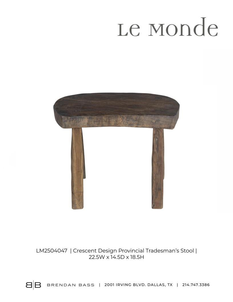 Cresent Design Provincial Tradesman's Stool