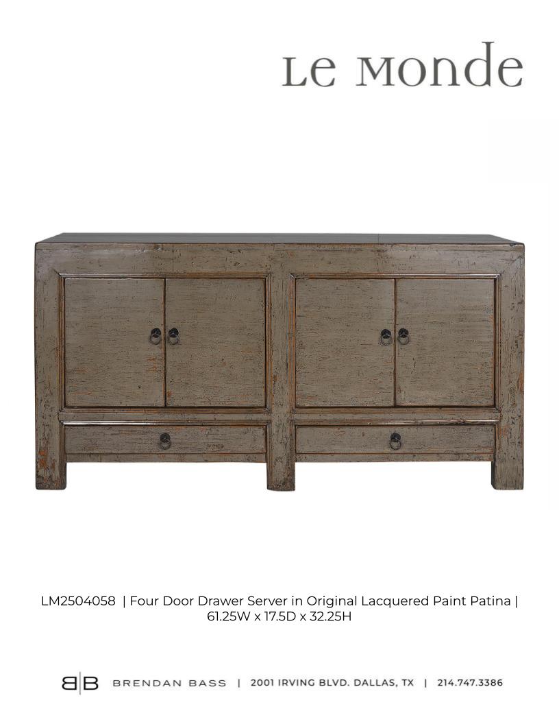 Four Door Lacquered Server
