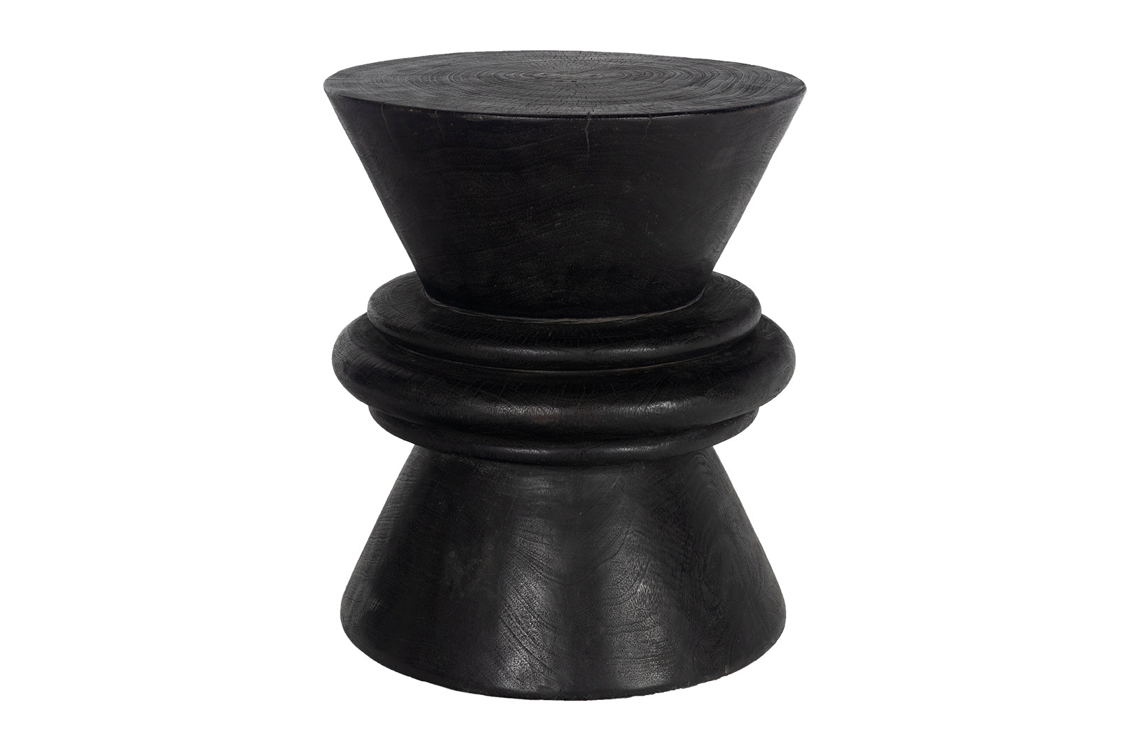 Modern Ebonized Wood Side Table