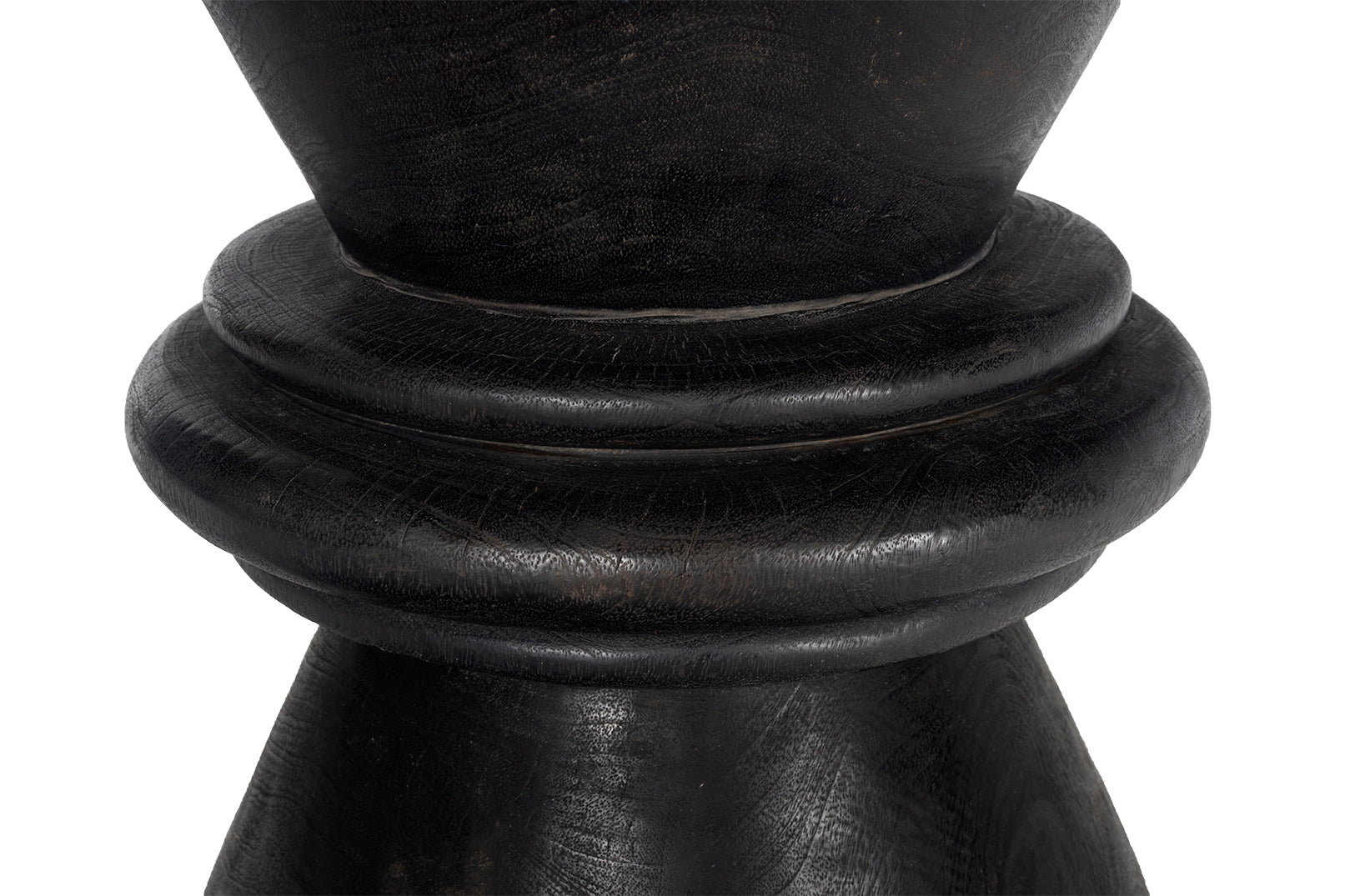Modern Ebonized Wood Side Table