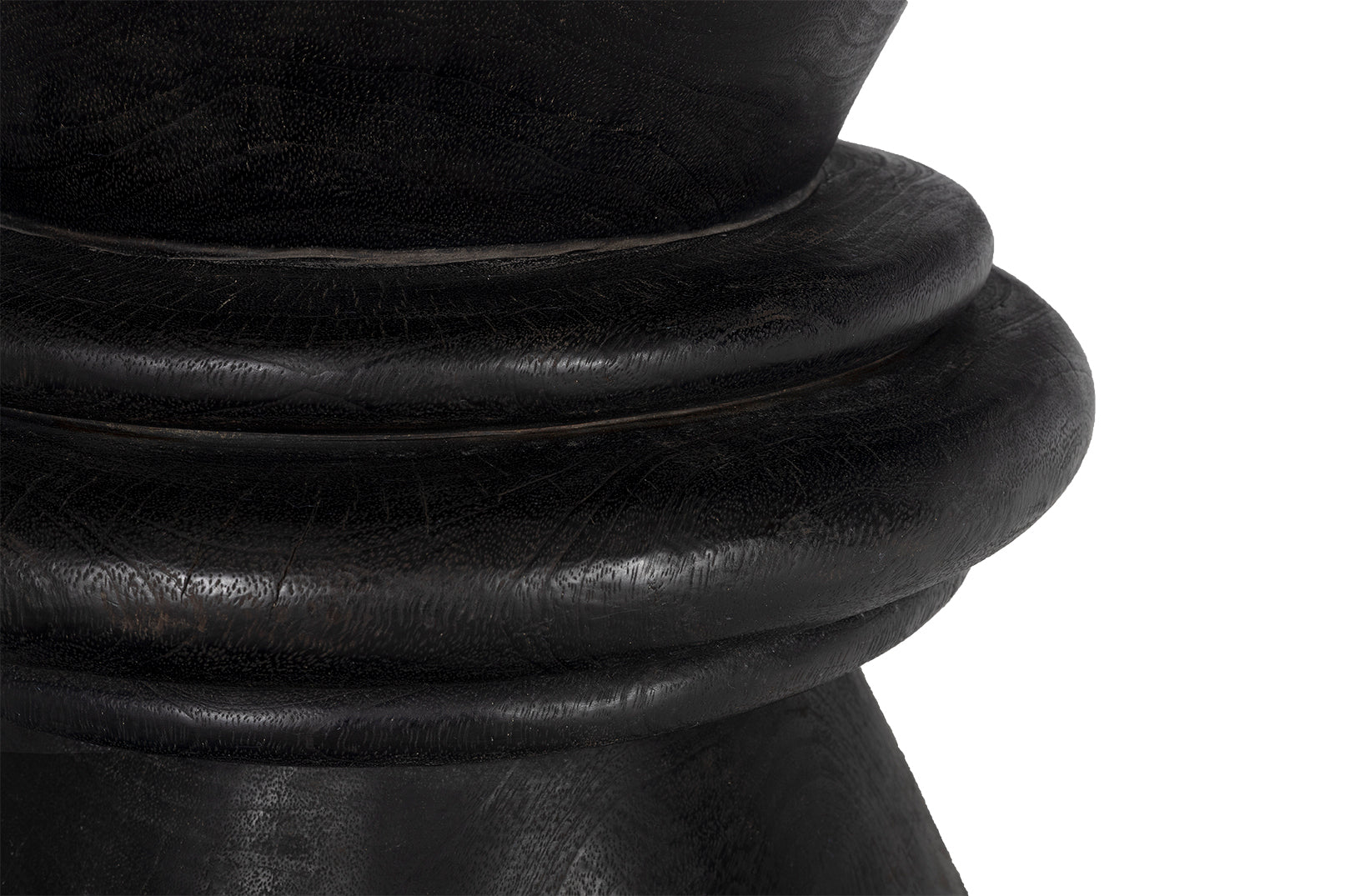 Modern Ebonized Wood Side Table