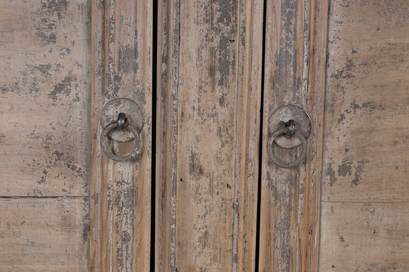 Three Door Server in Reclaimed Elm