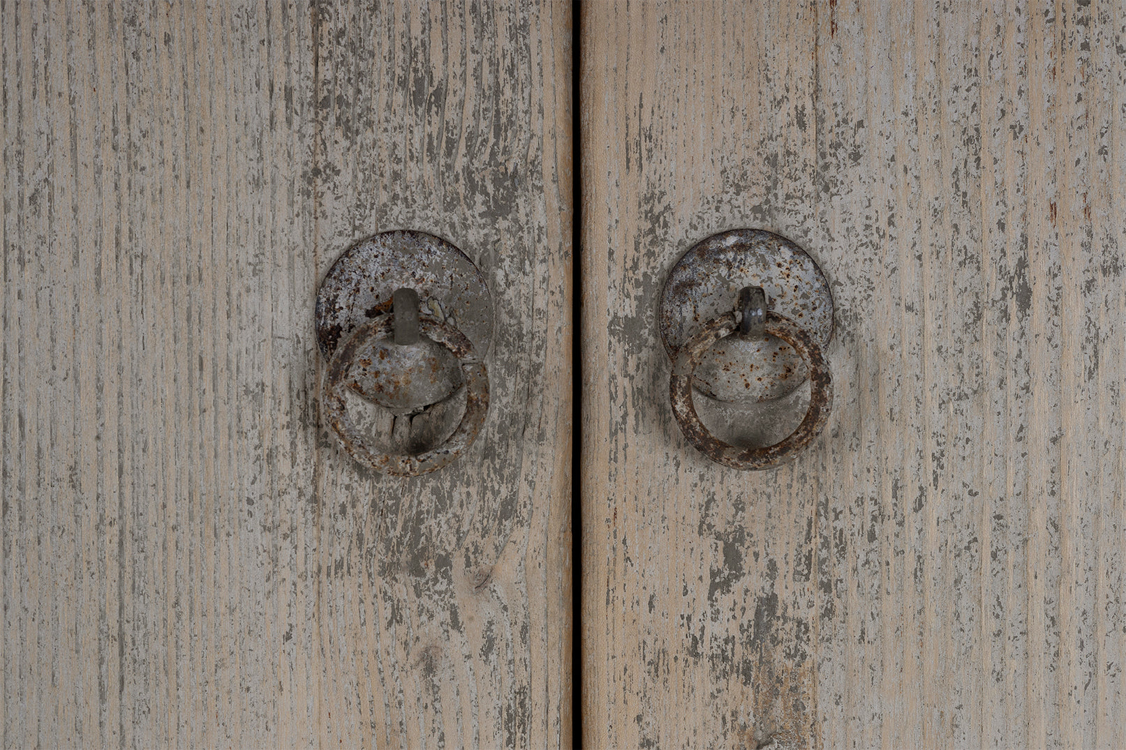 Two Door Reclaimed Elm Armoire