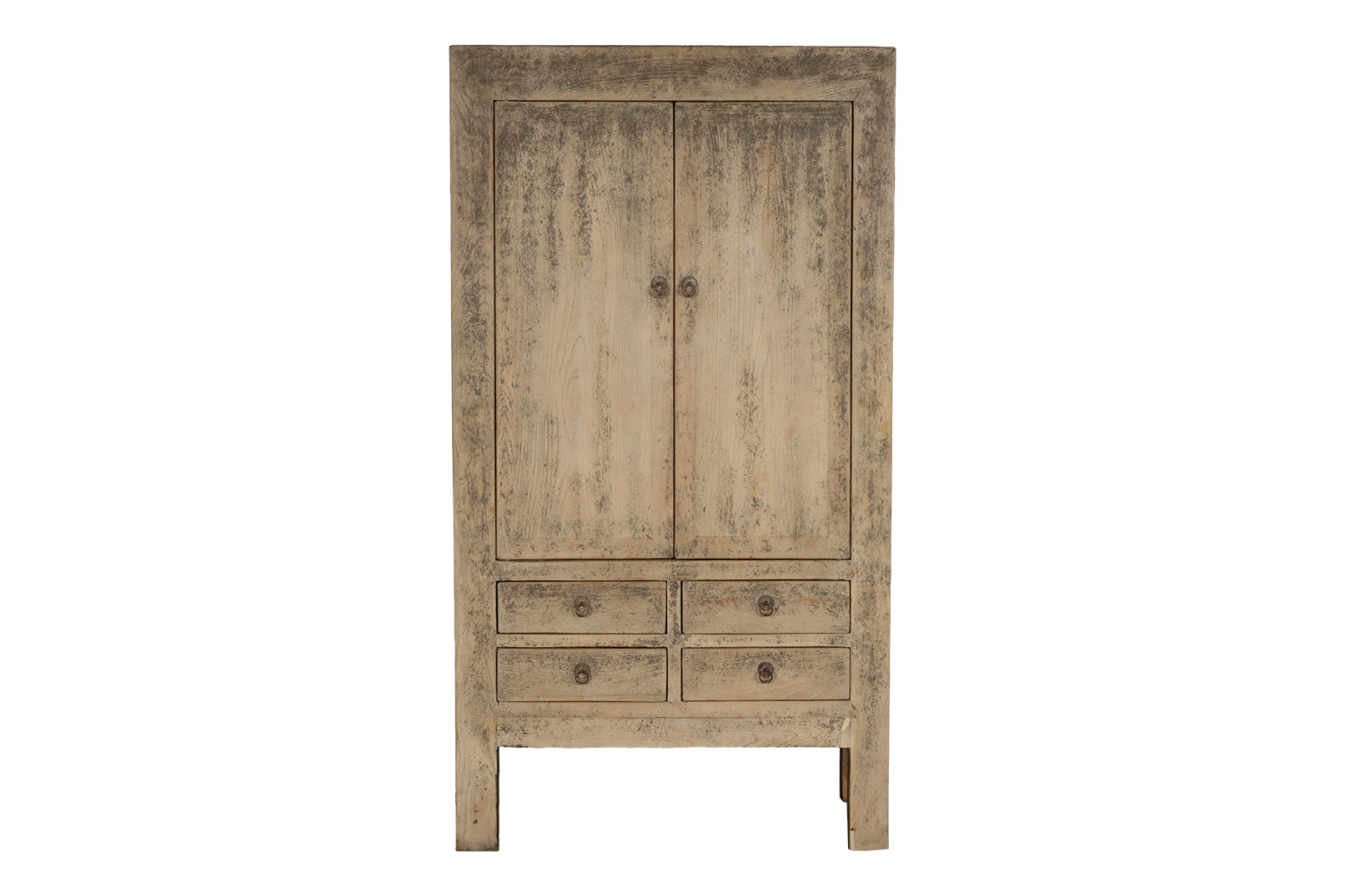 Two Door Reclaimed Elm Armoire