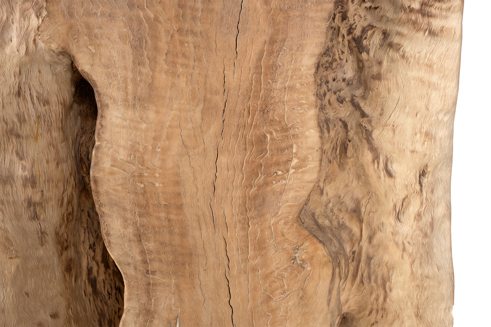Organic Lychee Wood Block Side Table