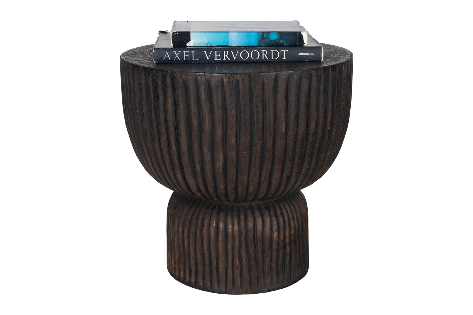 Reed Detail Tapered Side Table