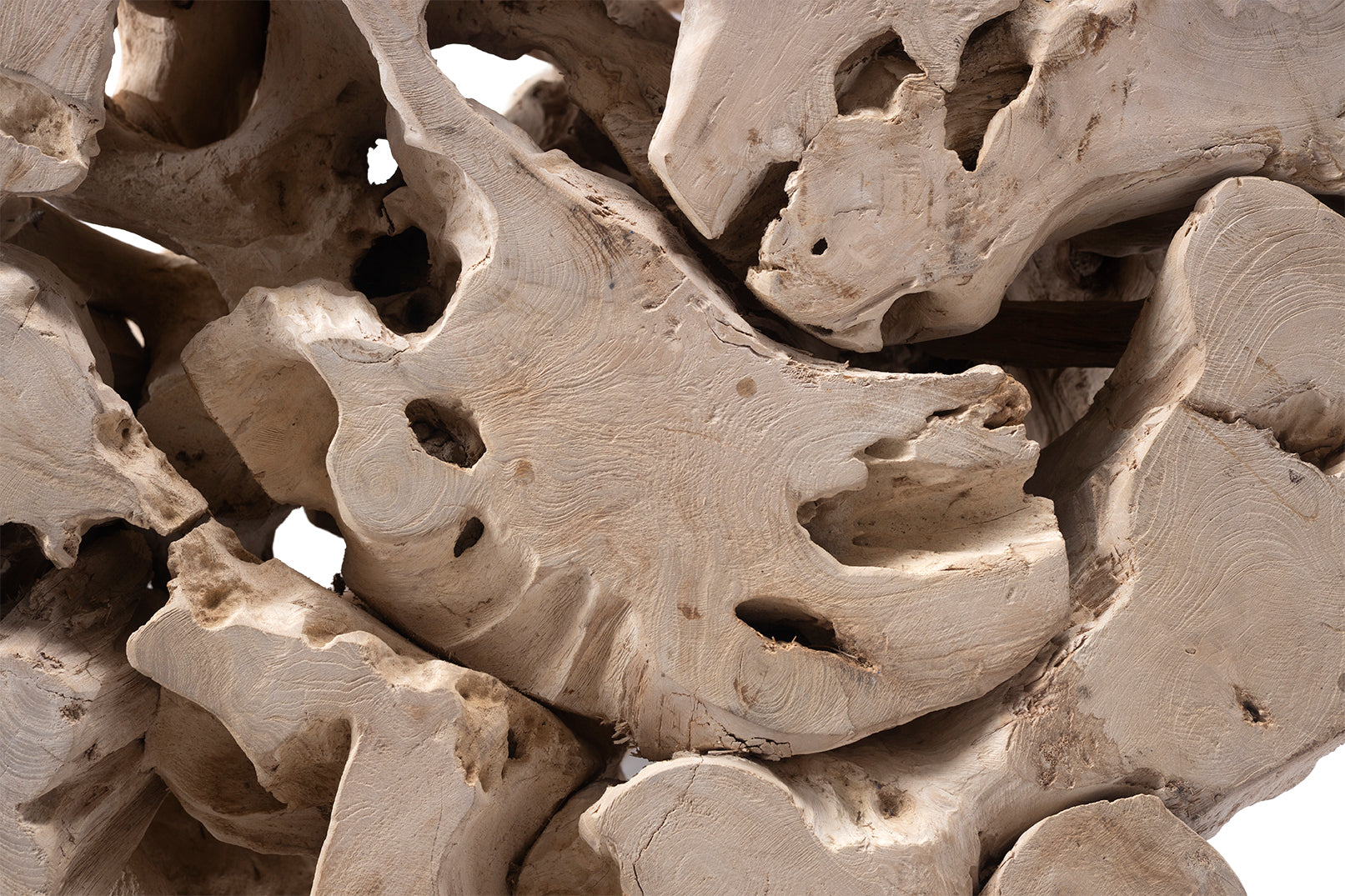 Teak Driftwood Table Base