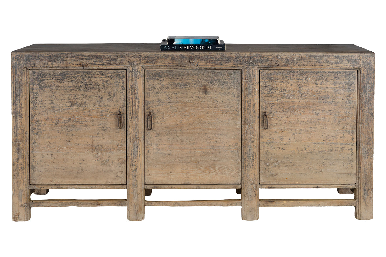 Three Door Server in Reclaimed Elm