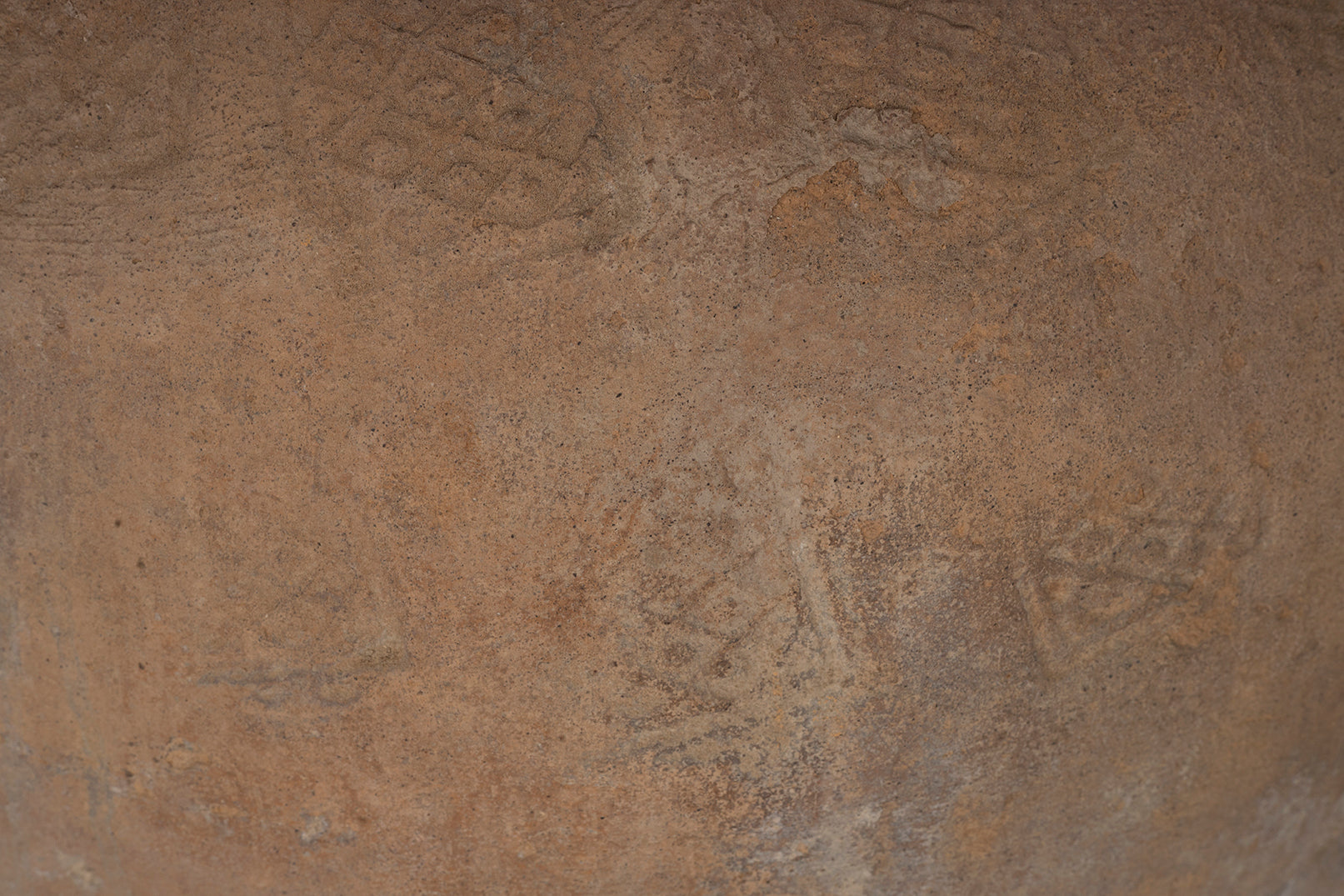 Monumental Terra Cotta Vase with Stamped Detail