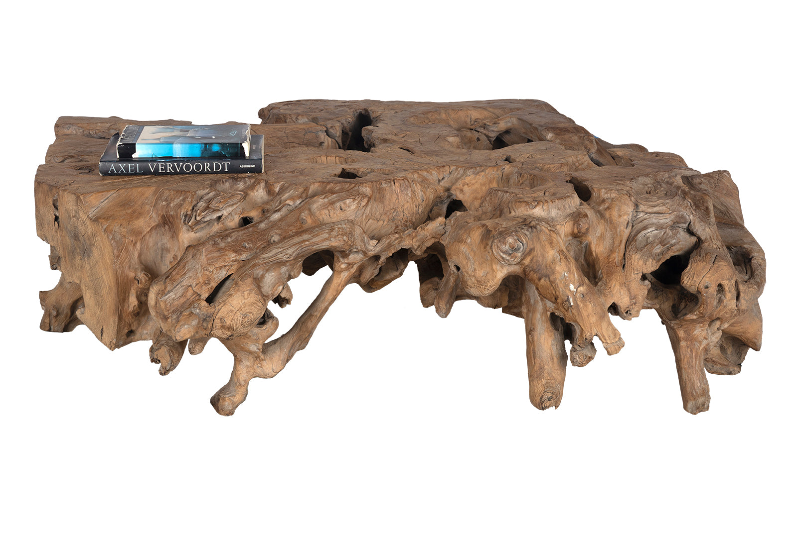 Monumental Organic Form Root Wood Coffee Table