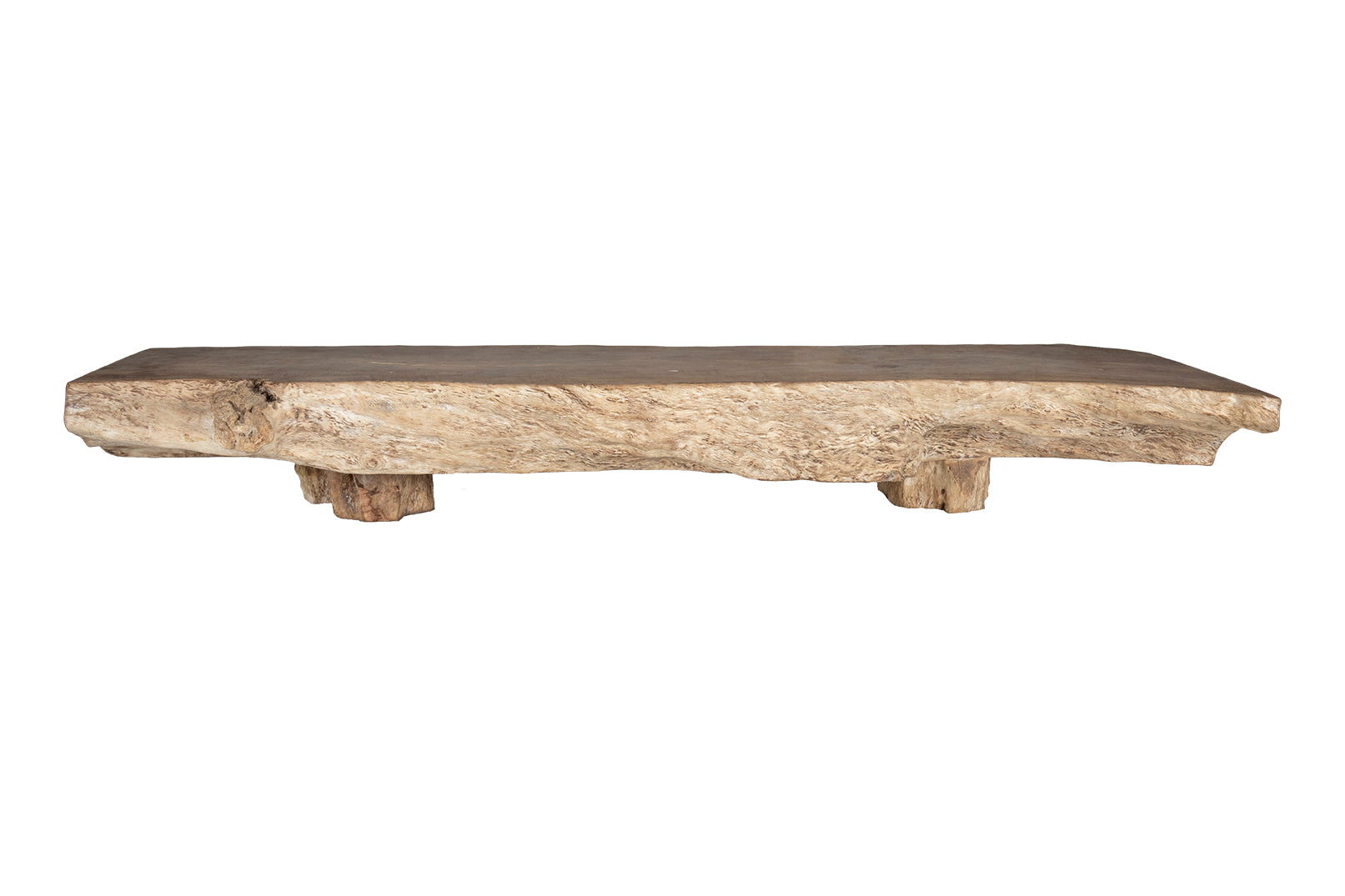 Organic Form Monumental Lychee Wood Coffee Table