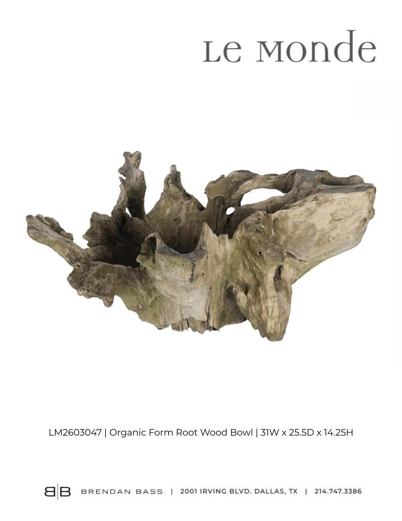 Organic Form Root Wood Bowl