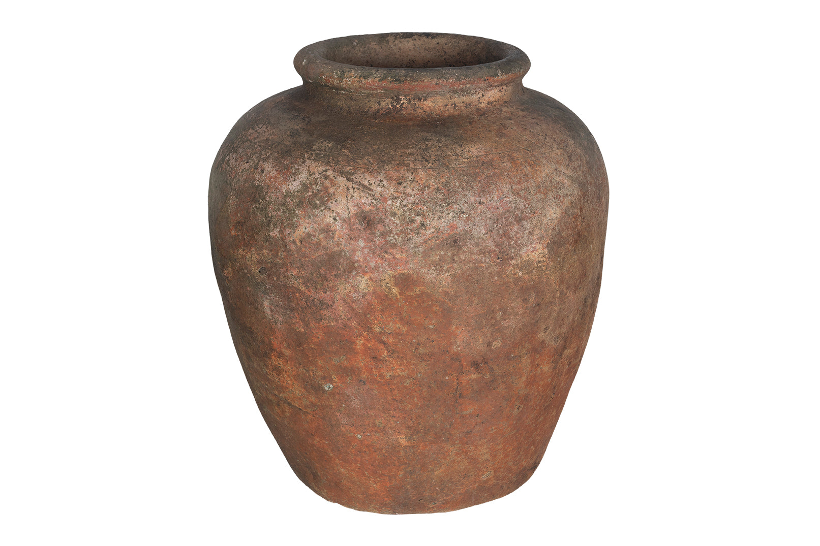 Terra Cotta Pot with Distressed Finish