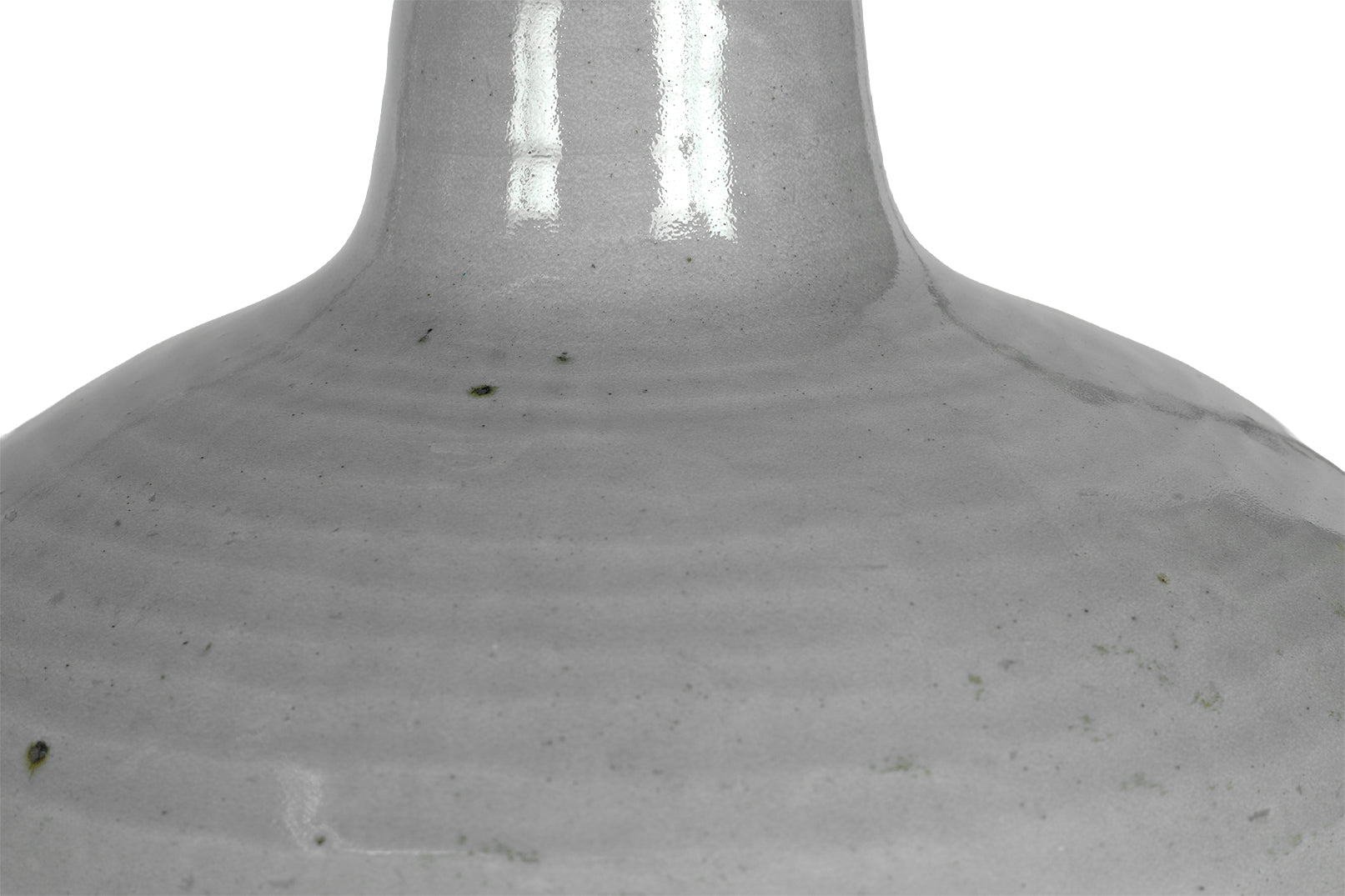 White Gazed Vase