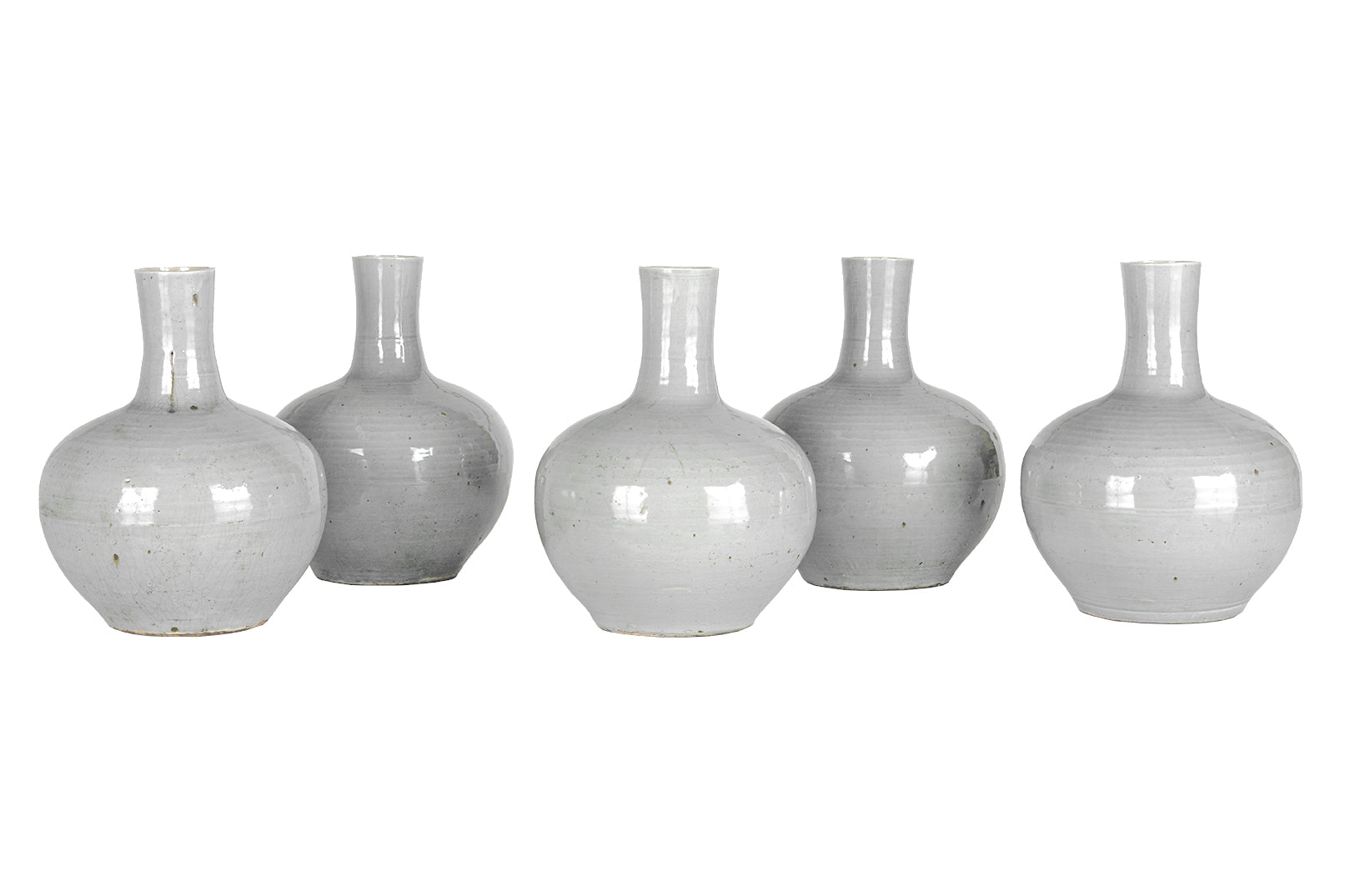 White Gazed Vase