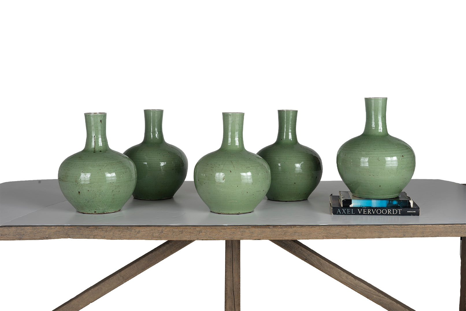 Green Gazed Vase