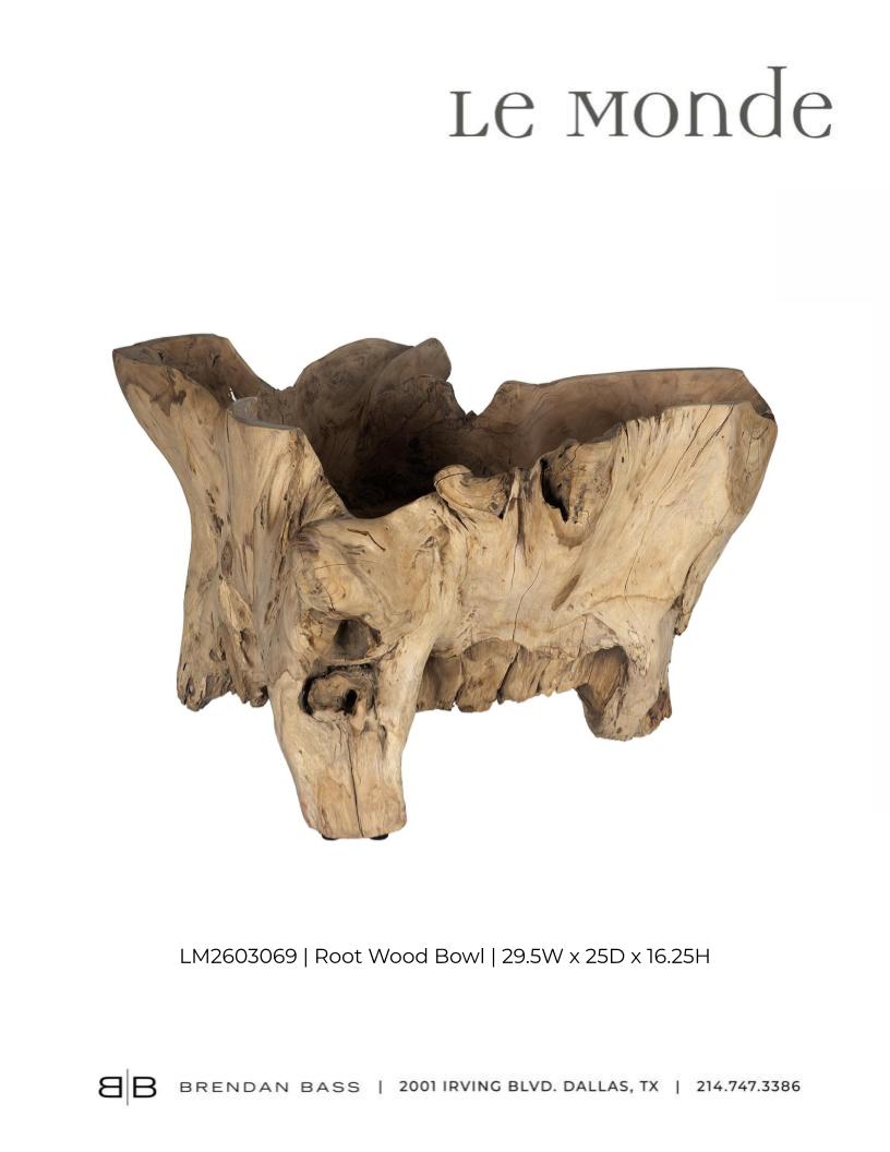 Organic Form Root Wood Bowl