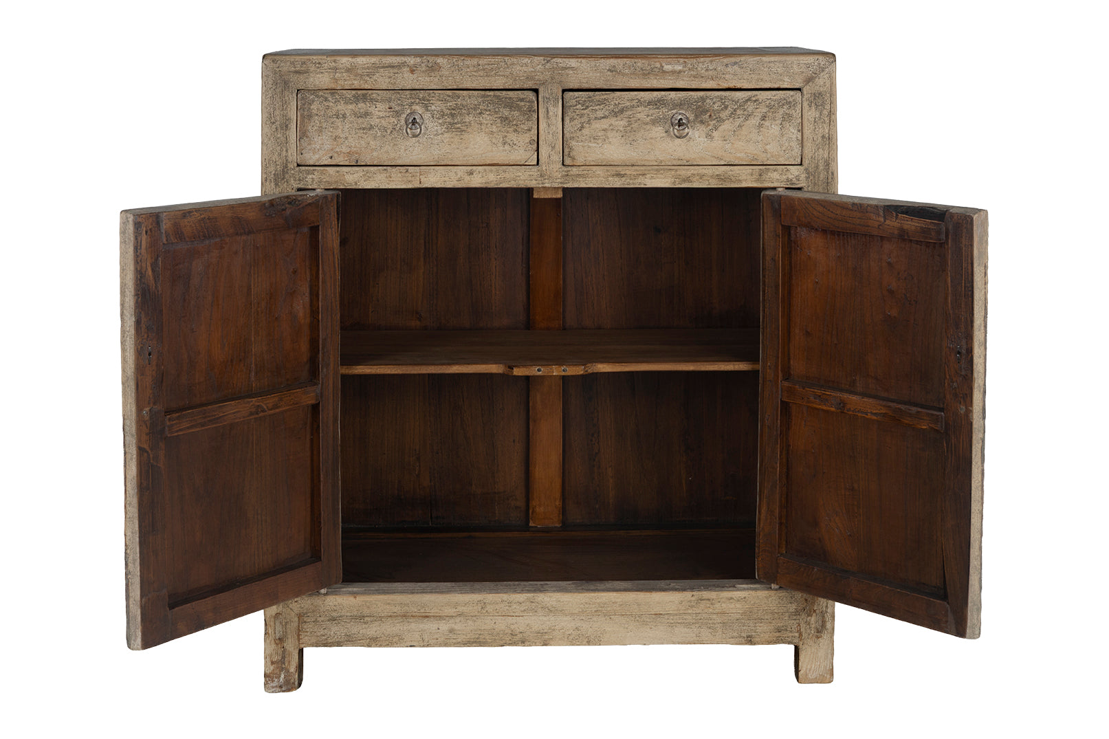 Two Door Elm Nightstand