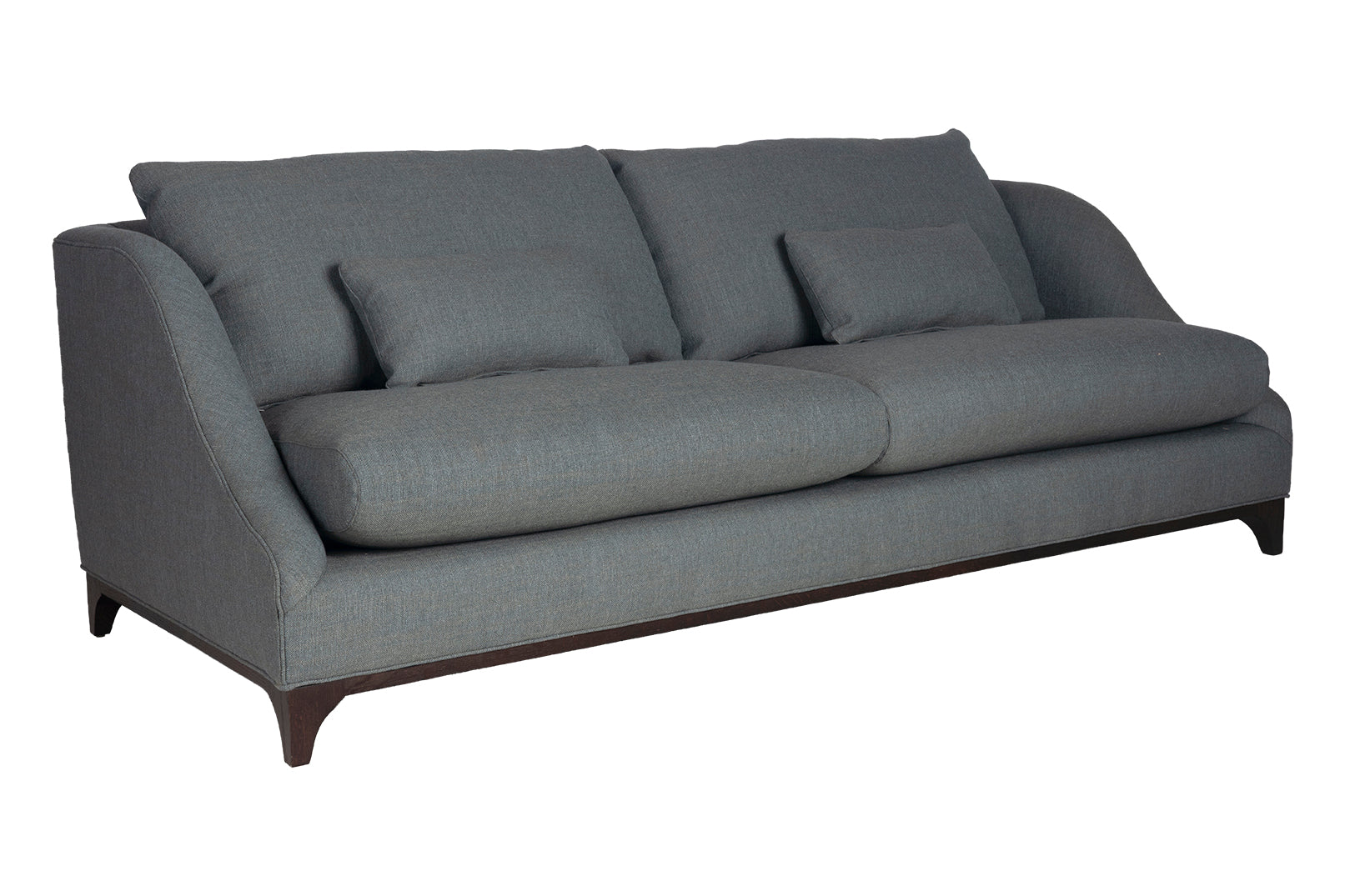Traditional Teal Sofa