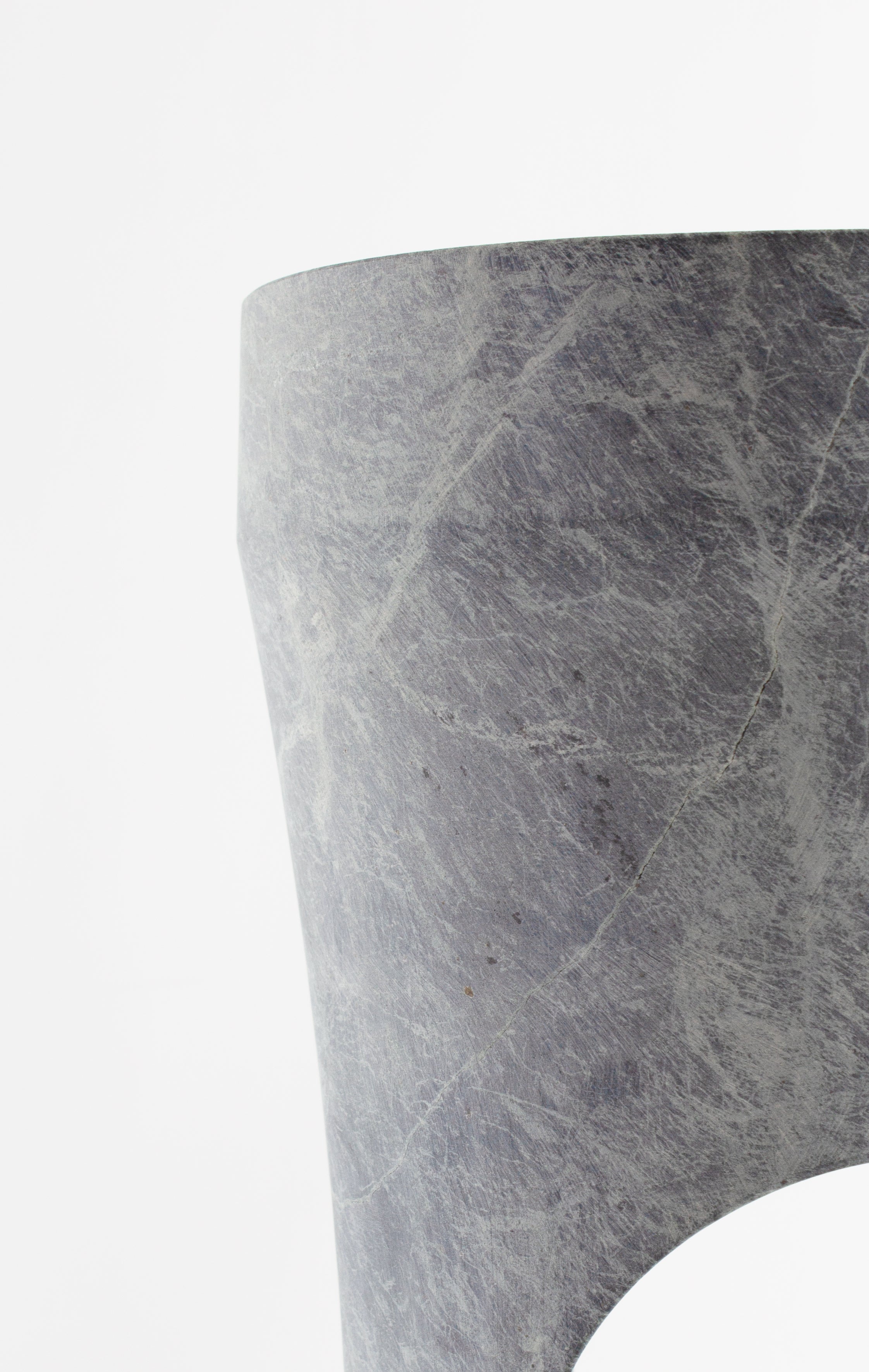 Modern Marble Sculptural Side Table