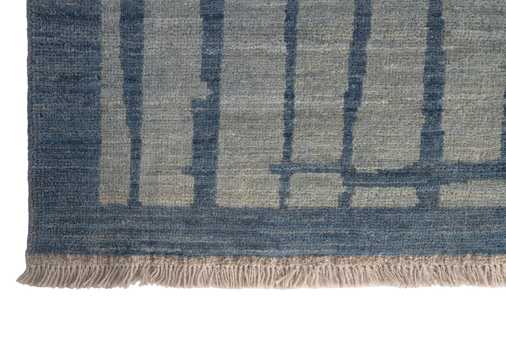 Modern Woven Rug in Organic Aegean Pattern