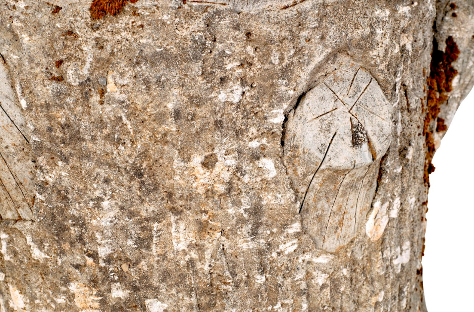 French Vintage Faux Bois Planter