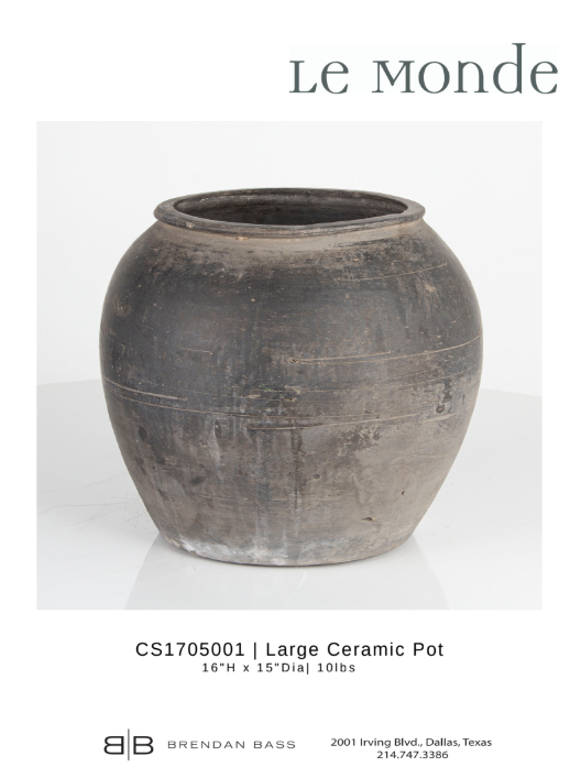 Large Ceramic Pot
