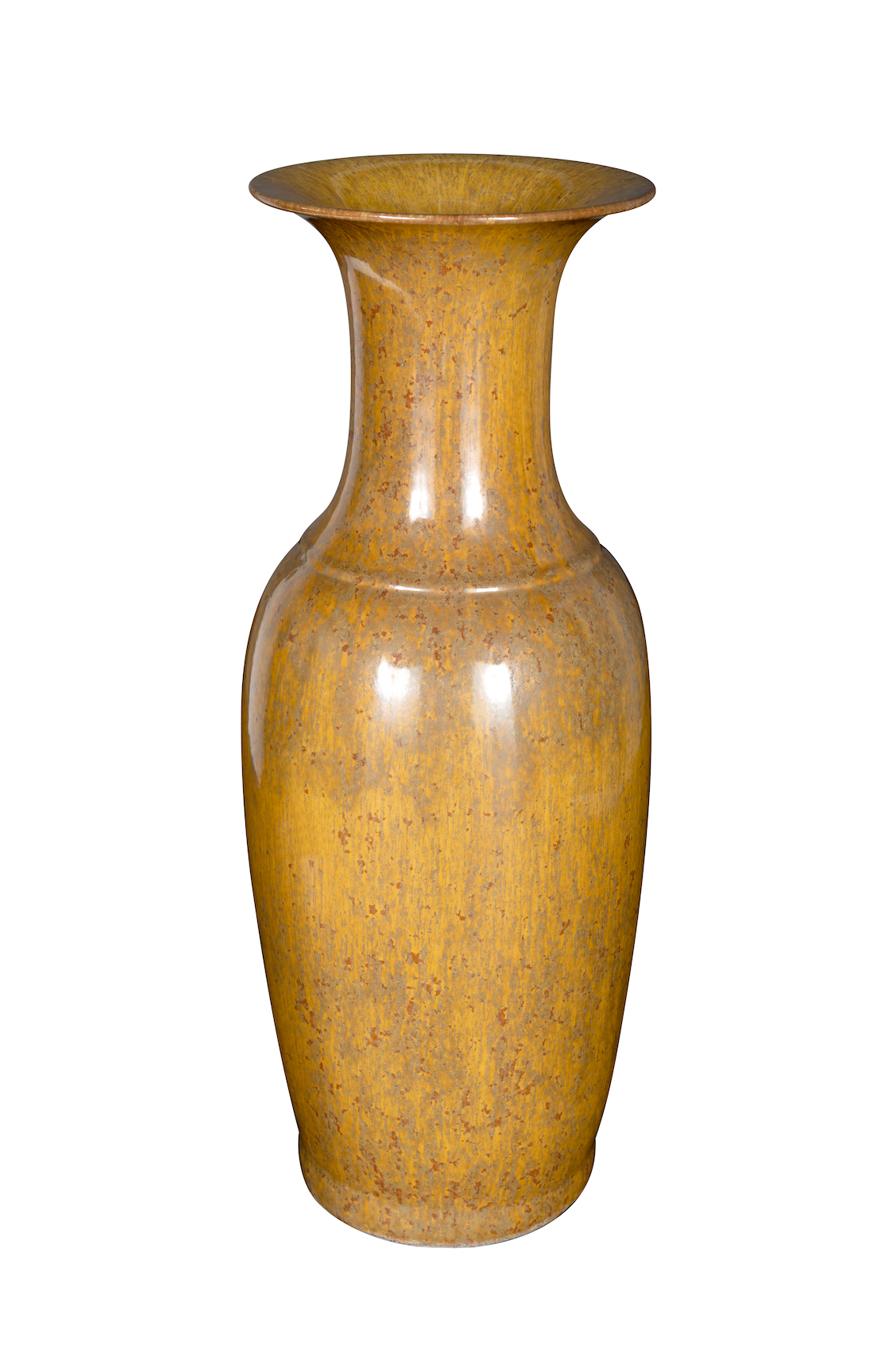 Mustard Glazed Vase