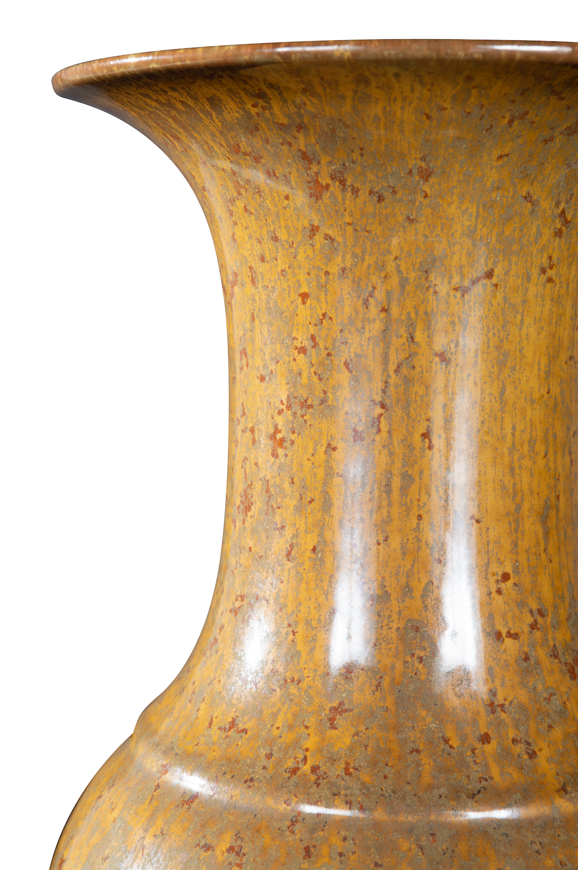 Mustard Glazed Vase