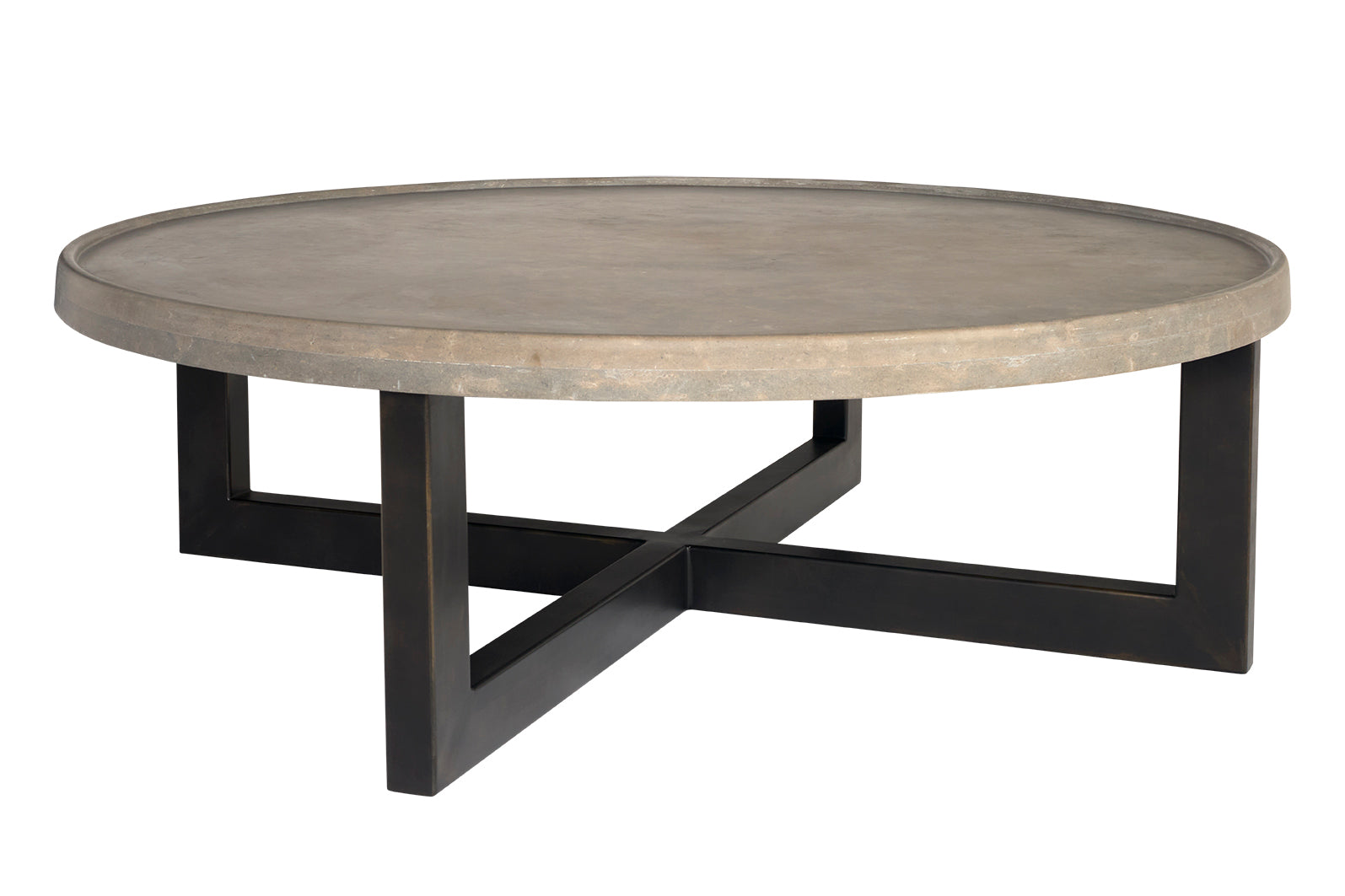 Dish Edge Stone Coffee Table