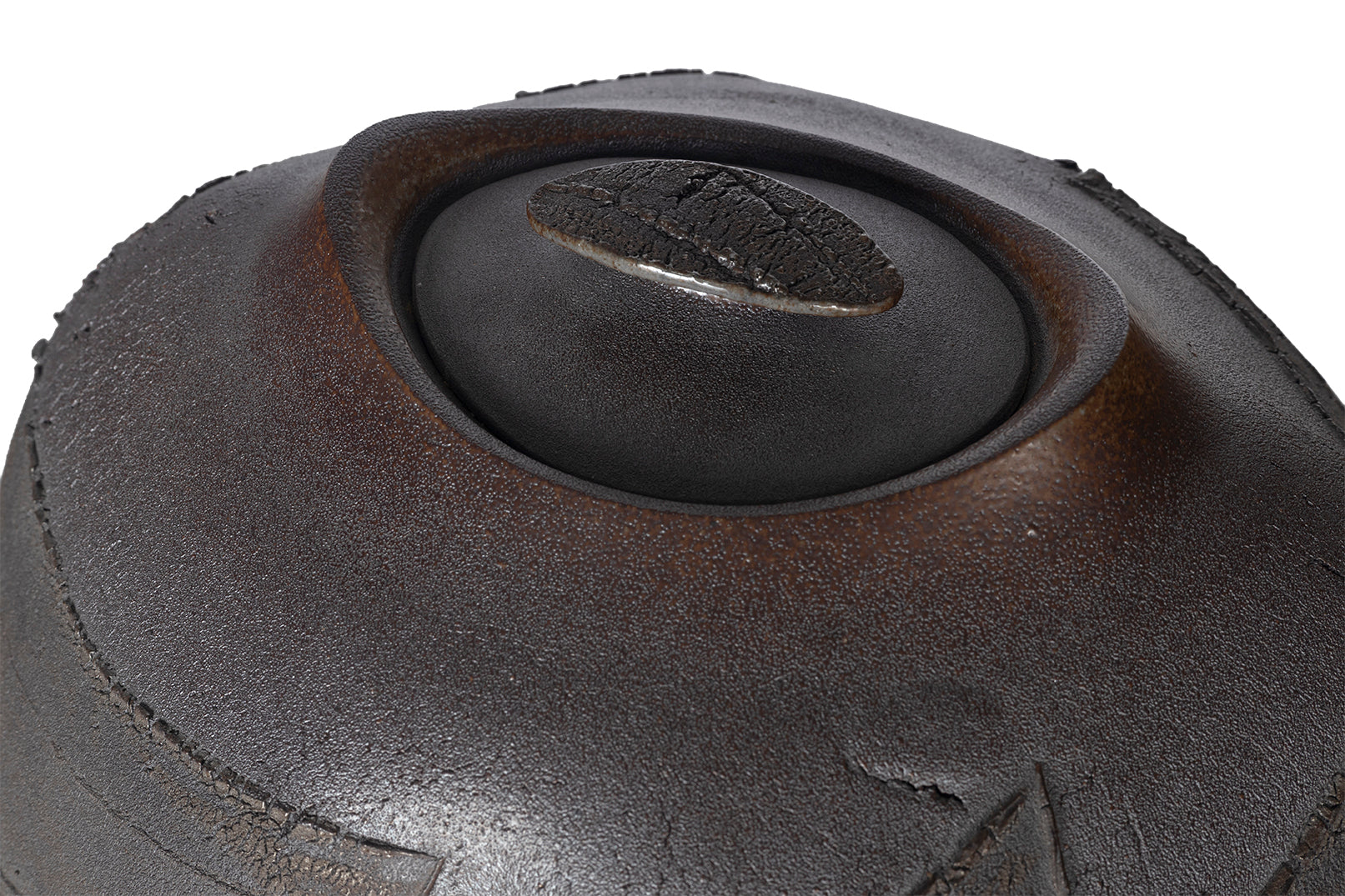 Lidded Studio Pottery Jar Signed Matt Allison