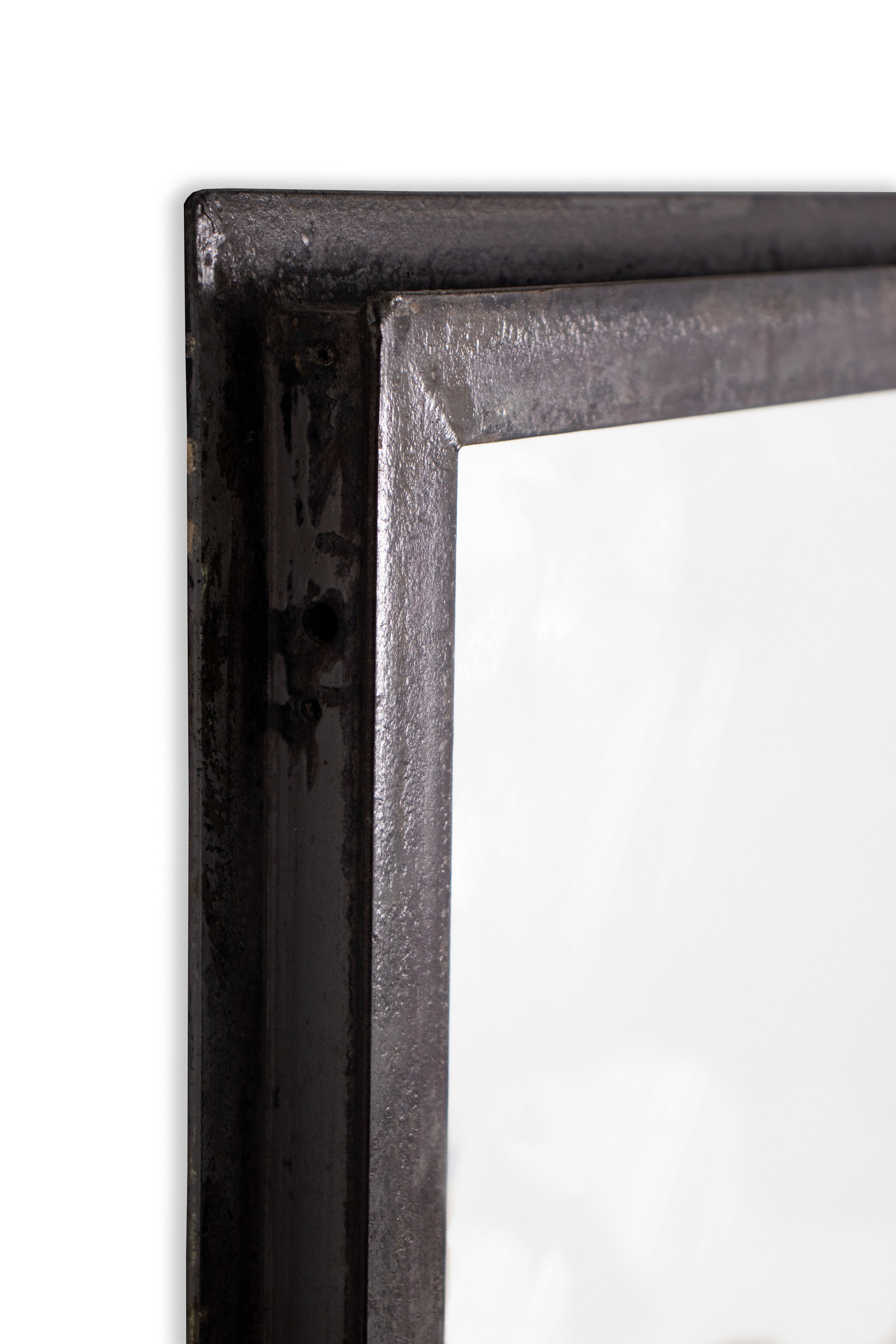 Reclaimed Metal Window Frame Mirror