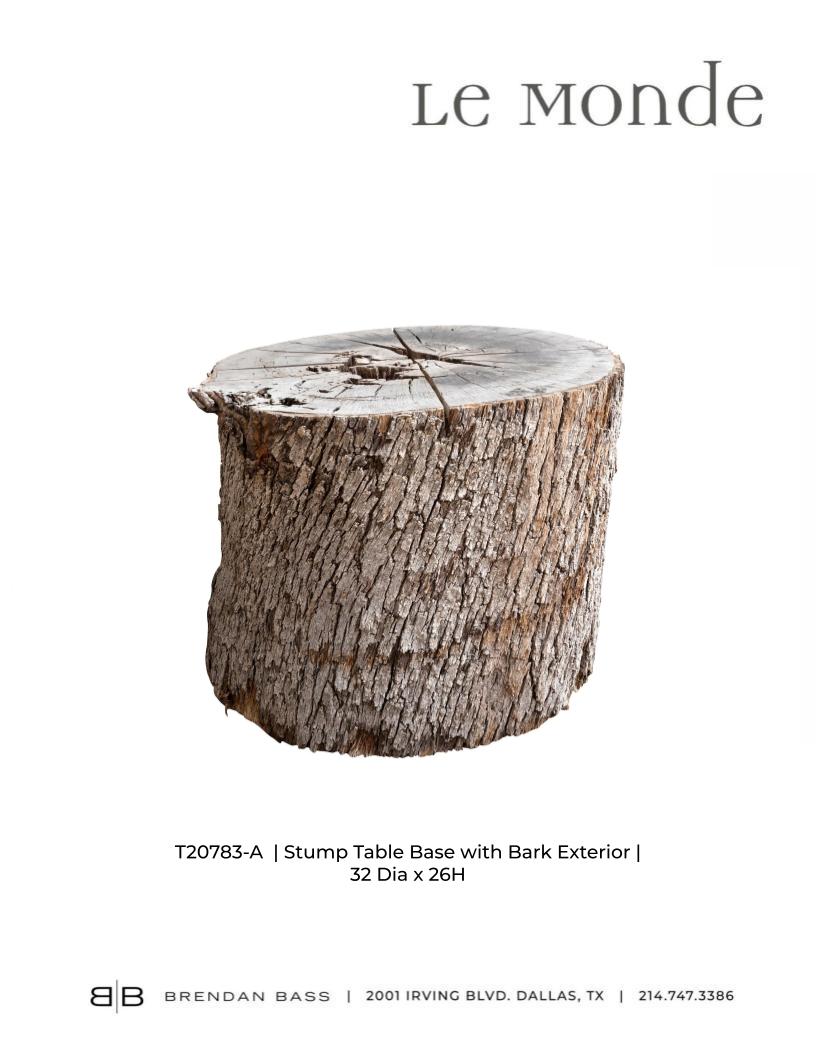 Wood Stump Base